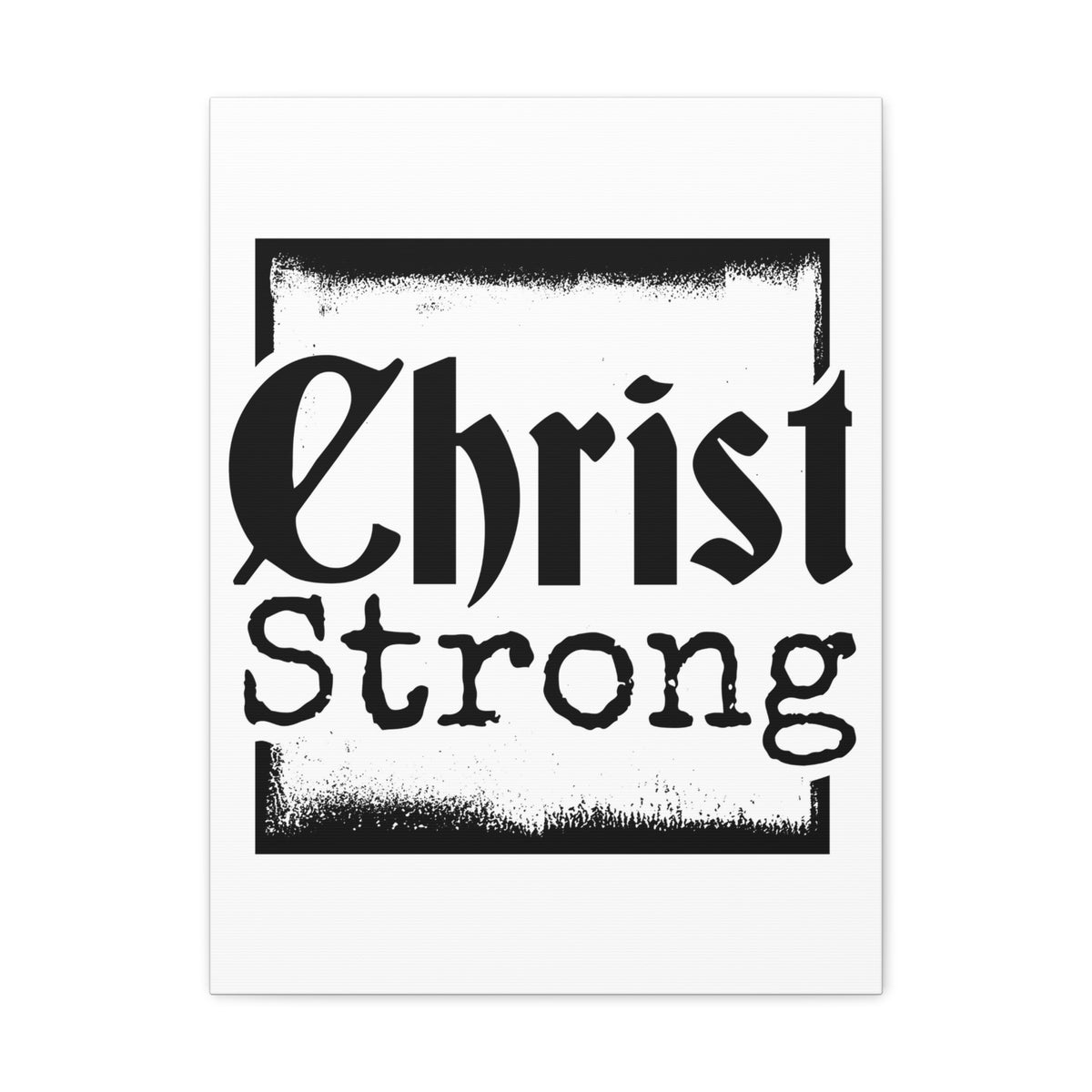 Scripture Walls Christ Strong Bible Verse Canvas Christian Wall Art Ready to Hang Unframed-Express Your Love Gifts
