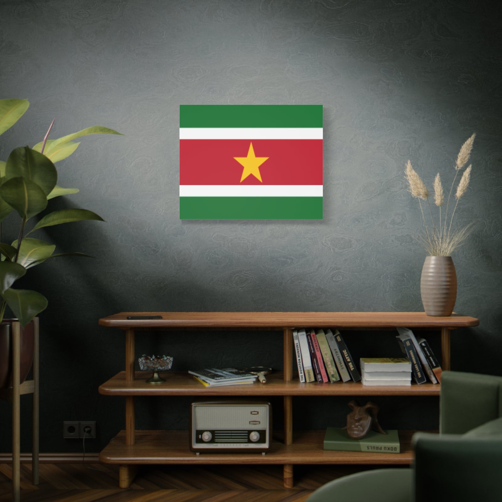 Suriname Country Flag Canvas Vibrant Wall Art Unframed Home Decor-Express Your Love Gifts