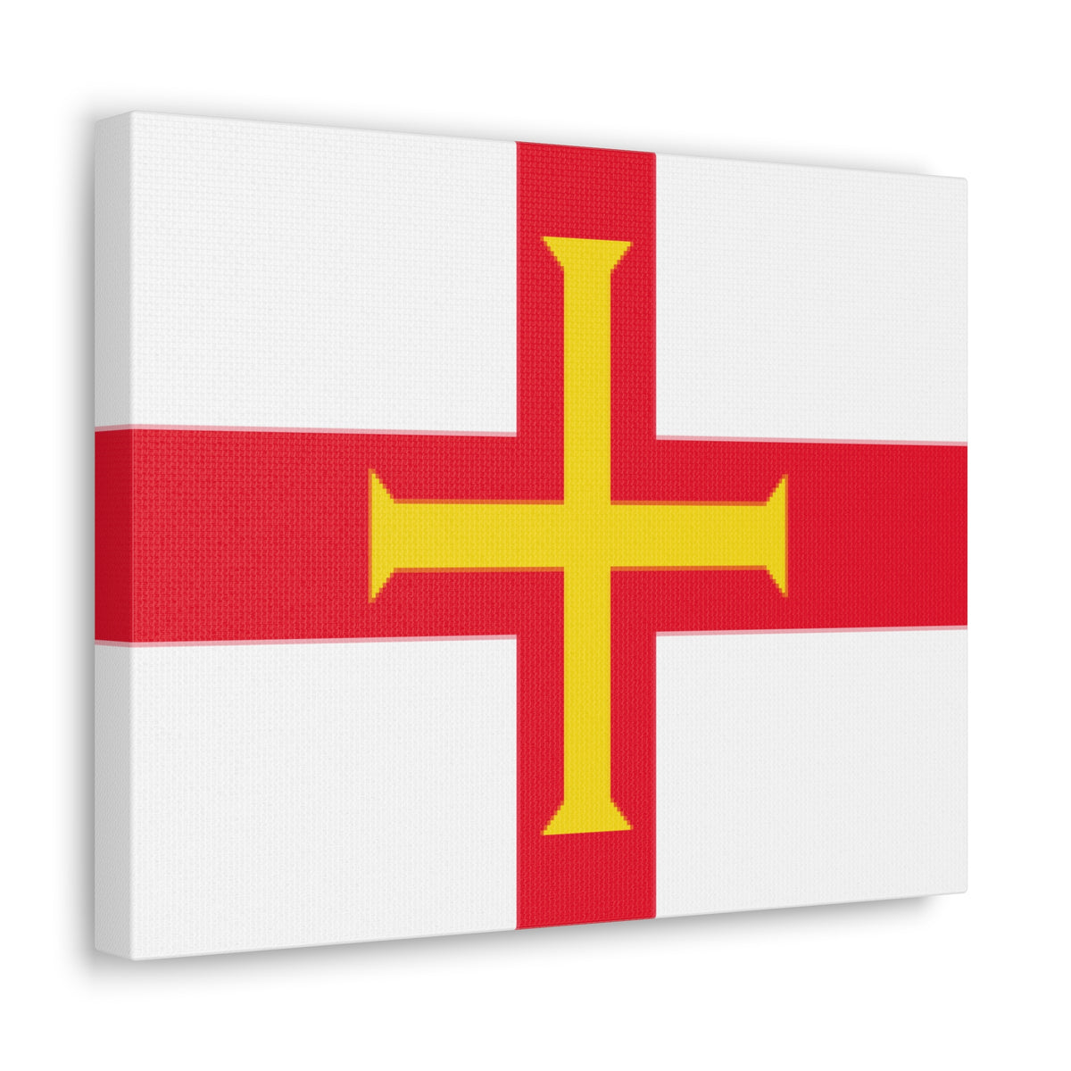 Guernsey Country Flag Canvas Vibrant Wall Art Unframed Home Decor-Express Your Love Gifts