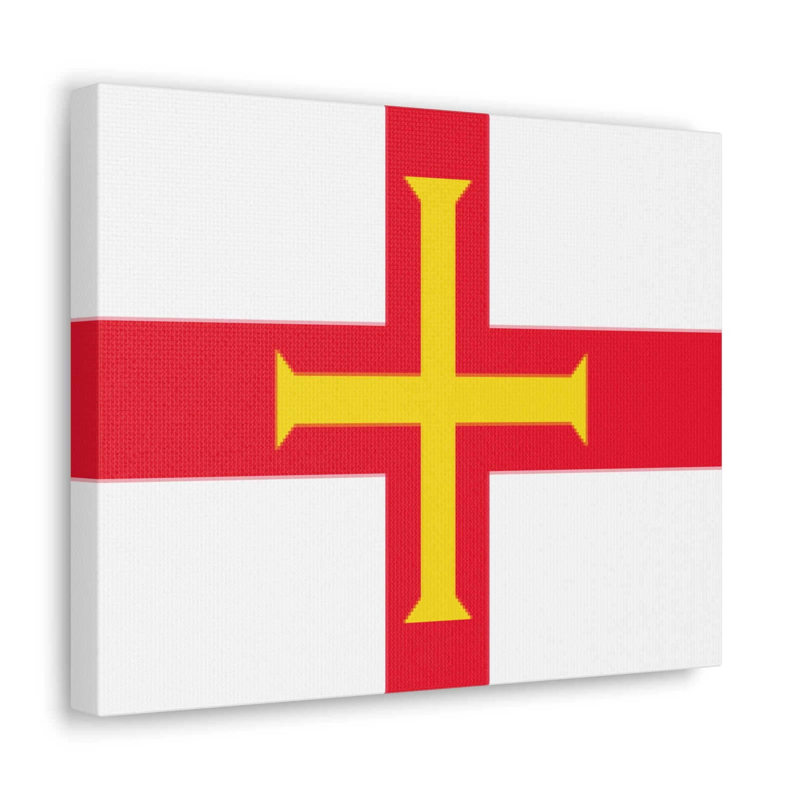 Guernsey Country Flag Canvas Vibrant Wall Art Unframed Home Decor-Express Your Love Gifts