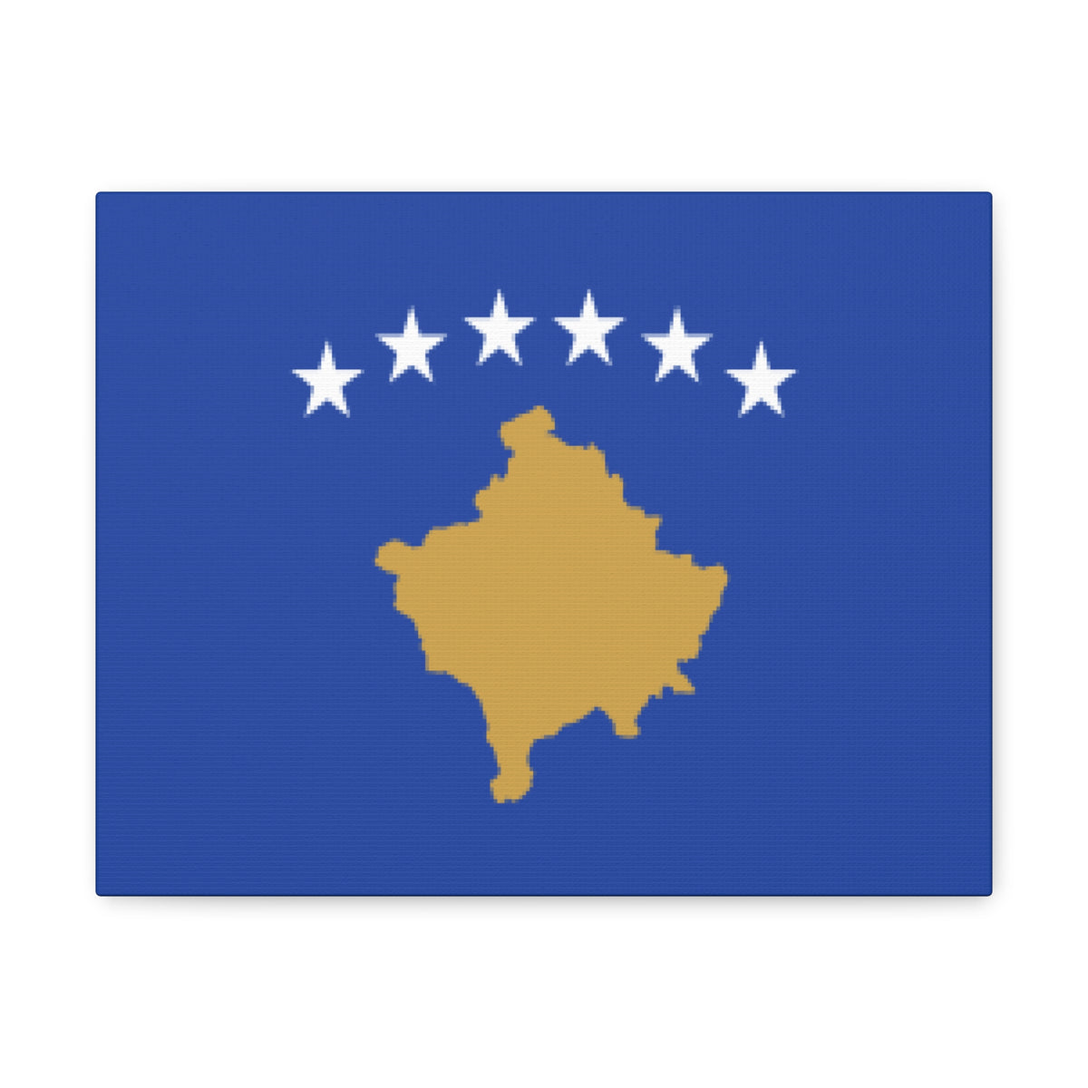 Kosovo Country Flag Canvas Vibrant Wall Art Unframed Home Decor-Express Your Love Gifts