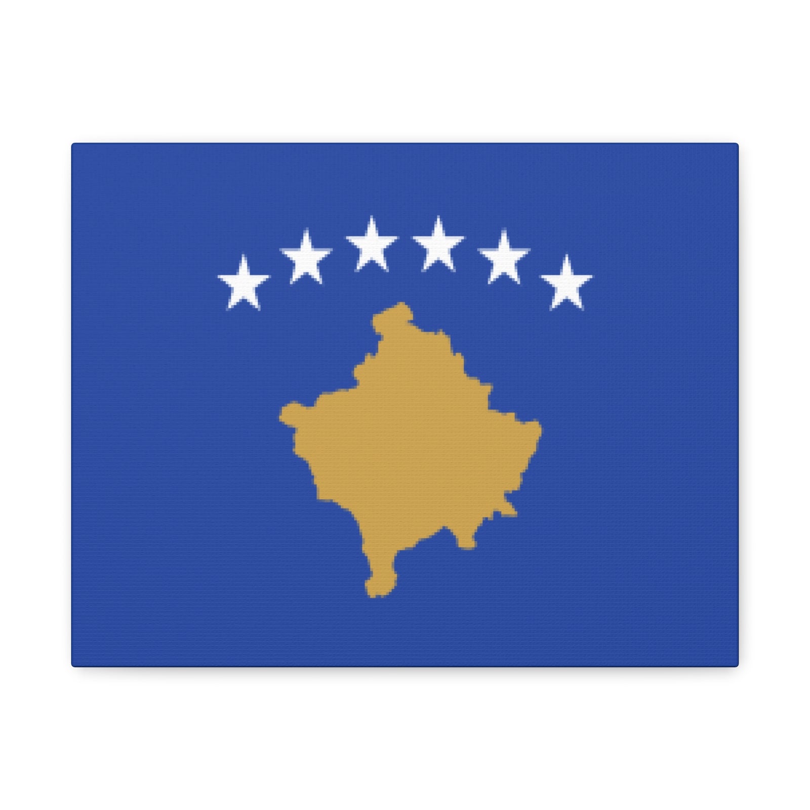Kosovo Country Flag Canvas Vibrant Wall Art Unframed Home Decor-Express Your Love Gifts
