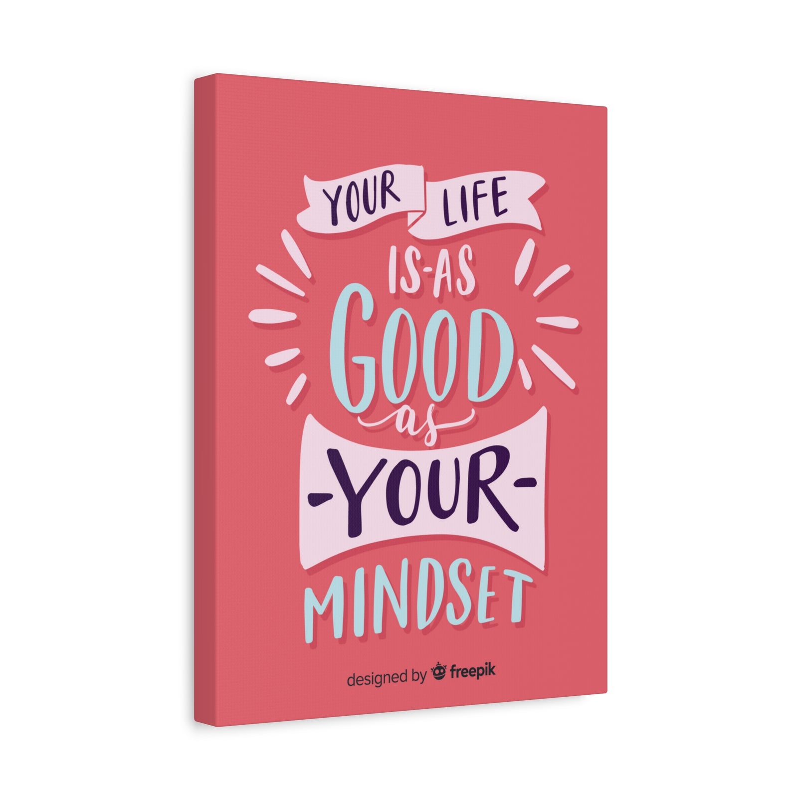 Inspirational Quote Canvas Mindset Wall Art Motivational Motto Inspiring Prints Artwork Decor Ready to Hang-Express Your Love Gifts
