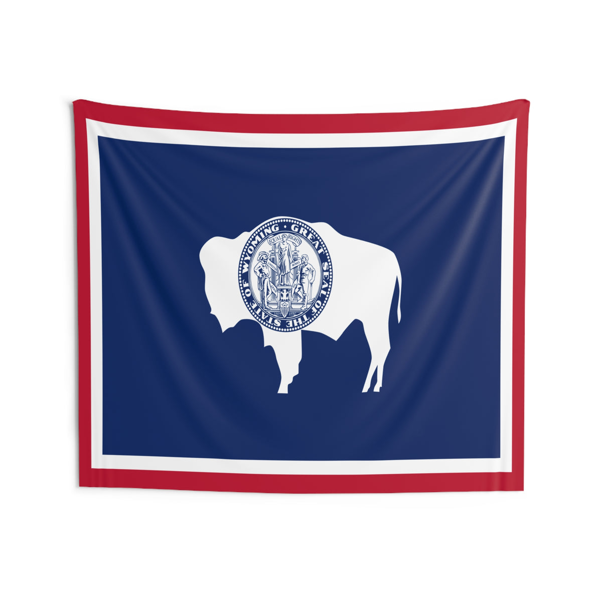 Wyoming State Flag Wall Hanging Tapestry-Express Your Love Gifts