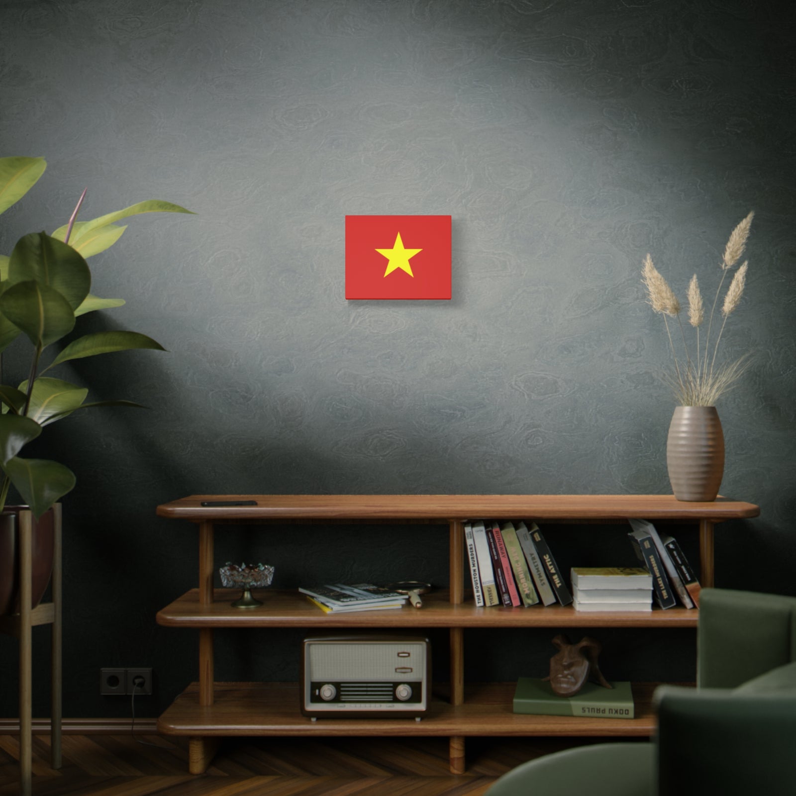 Vietnam Country Flag Canvas Vibrant Wall Art Unframed Home Decor-Express Your Love Gifts
