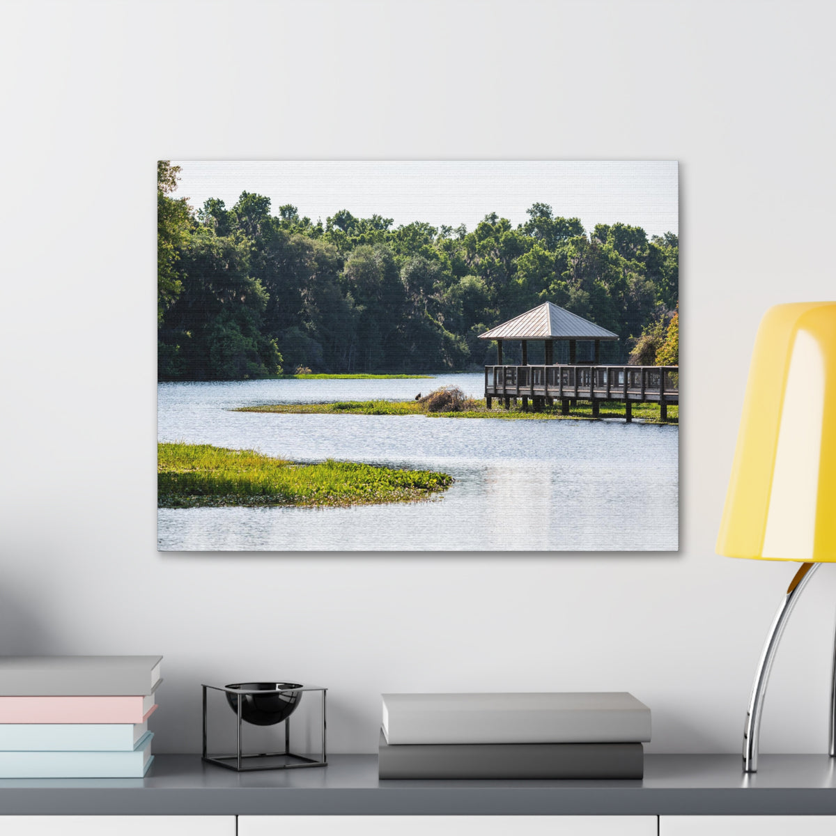 Prairie Lakes Park Canvas Wall Art for Home Decor Ready-to-Hang-Express Your Love Gifts