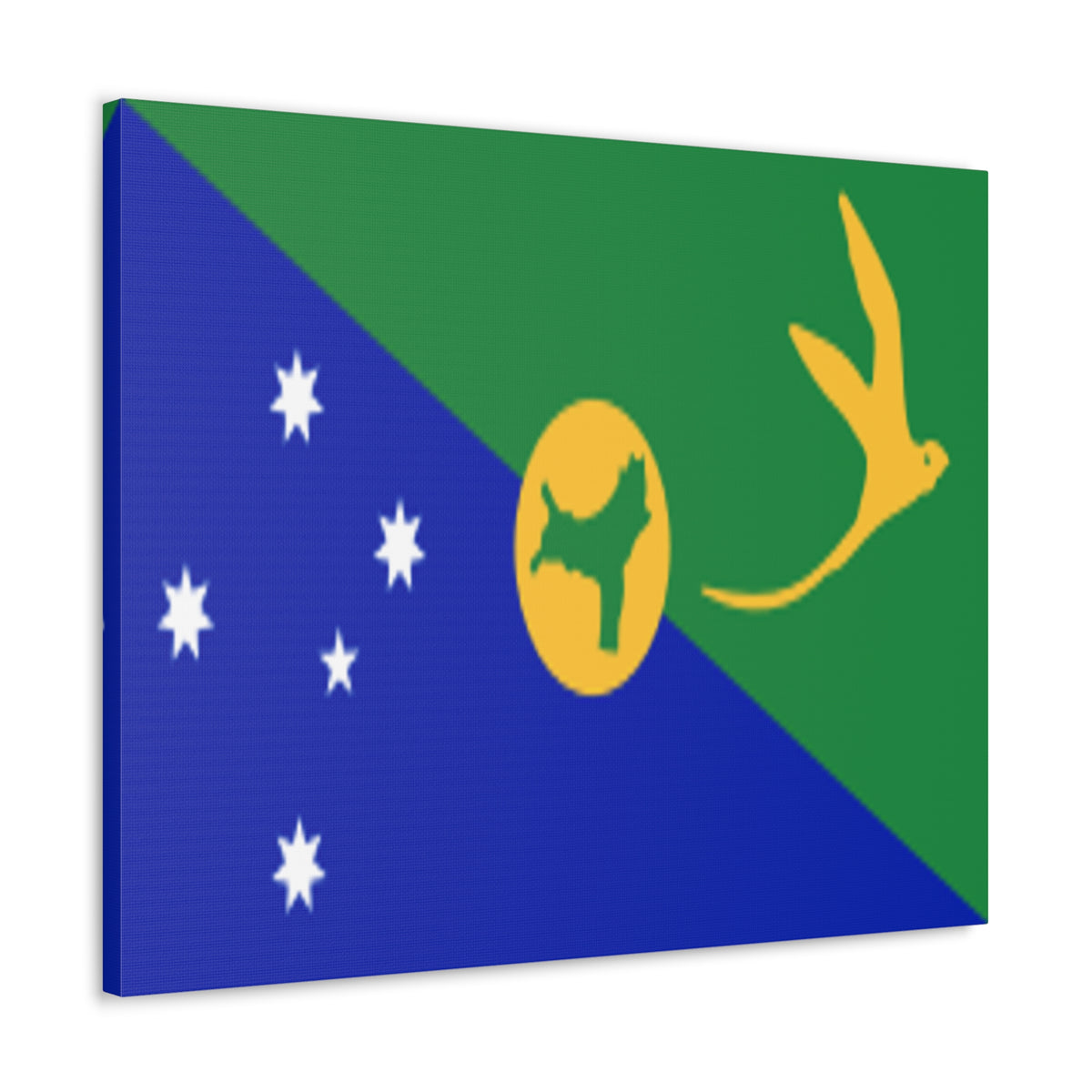 Christmas Island Country Flag Canvas Vibrant Wall Art Unframed Home Decor-Express Your Love Gifts