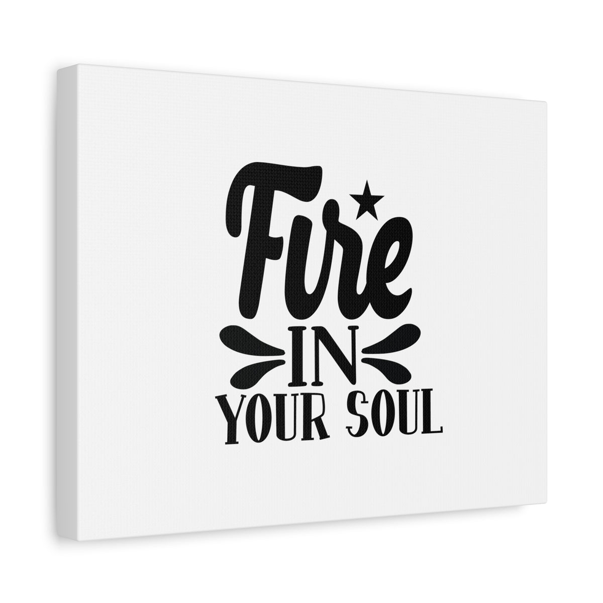 Scripture Canvas Fire In Your Soul Psalm 39:3 Christian Wall Art Bible Verse Print Ready to Hang-Express Your Love Gifts