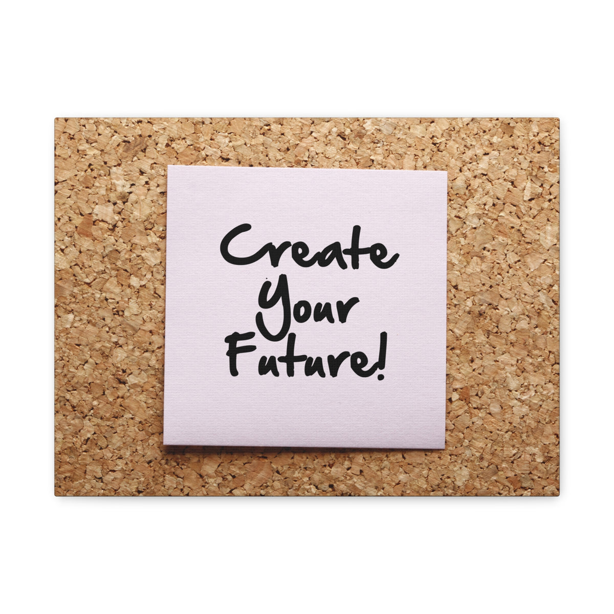 Inspirational Quote Canvas Create Your Future Motivational Print Ready to Hang Artwork-Express Your Love Gifts