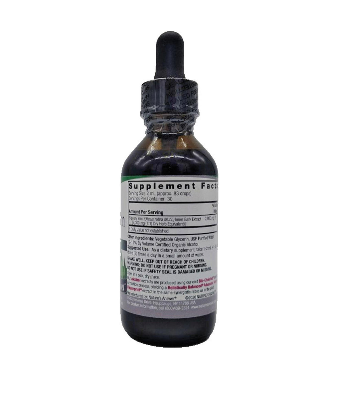 Nature's Answer | Slippery Elm Extract | 2,000 mg Soother EXP 09/2027-Express Your Love Gifts