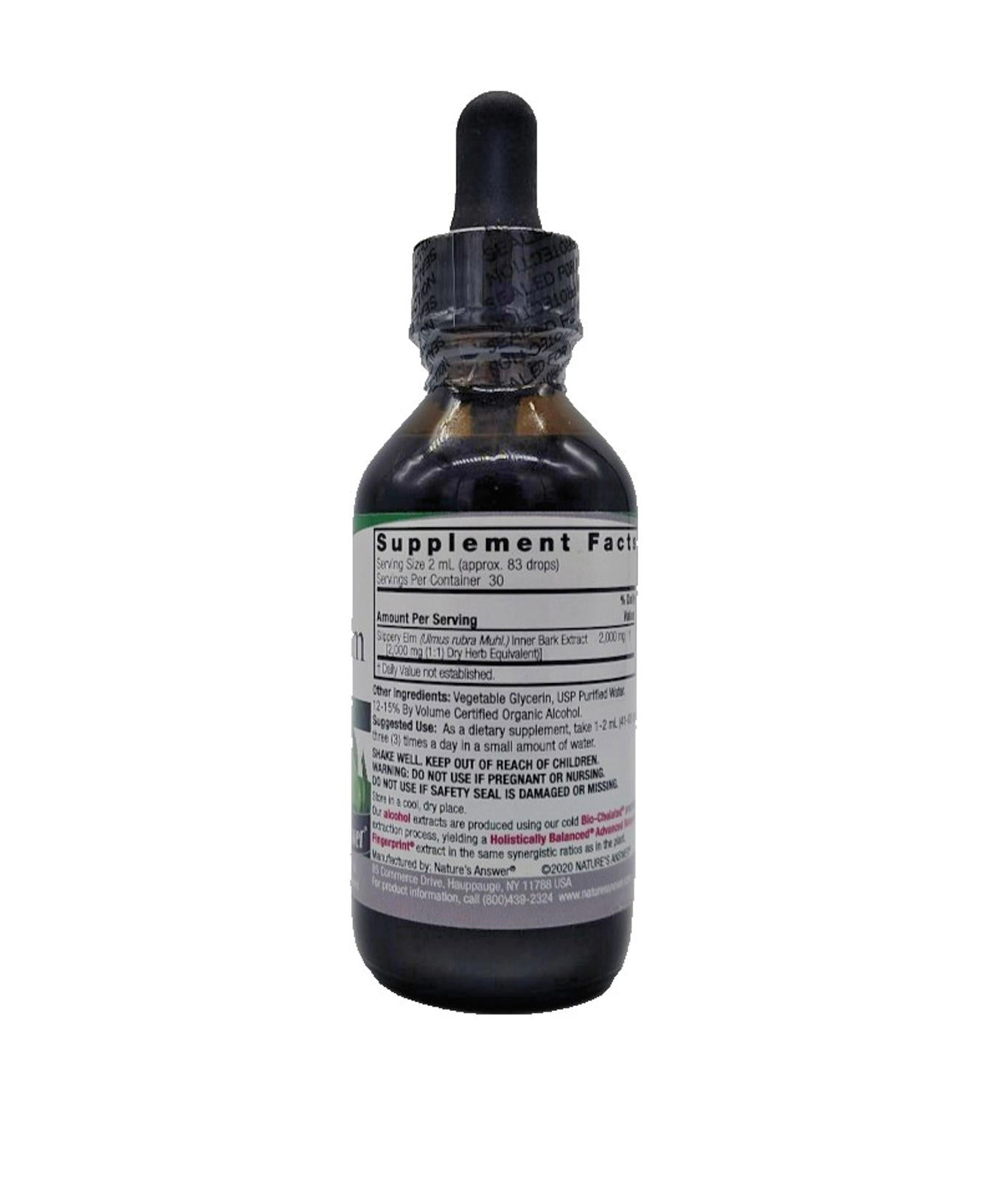 Nature's Answer | Slippery Elm Extract | 2,000 mg Soother EXP 09/2027-Express Your Love Gifts