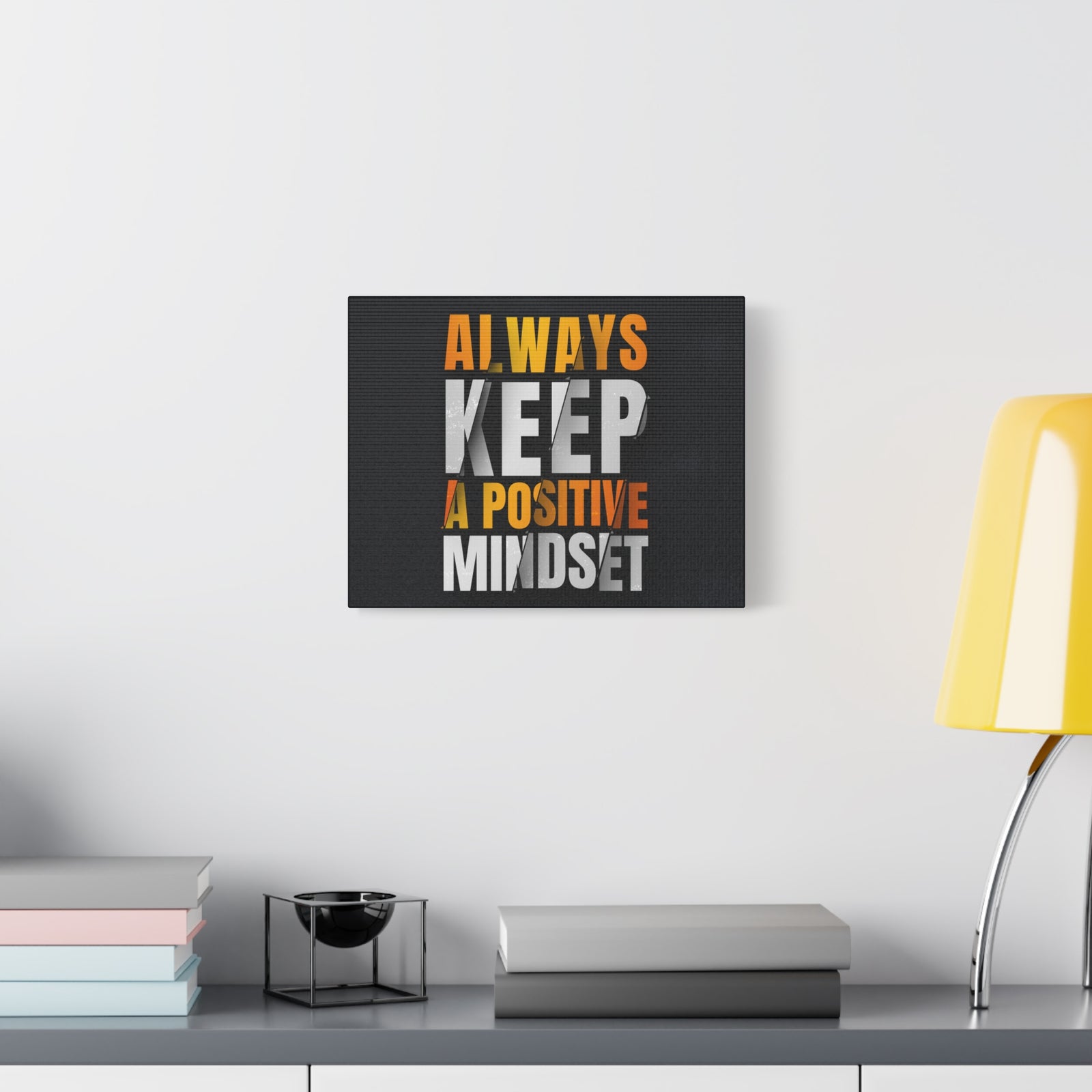 Inspirational Quote Canvas Positive Mindset Wall Art Motivational Motto Inspiring Prints Artwork Decor Ready to Hang-Express Your Love Gifts