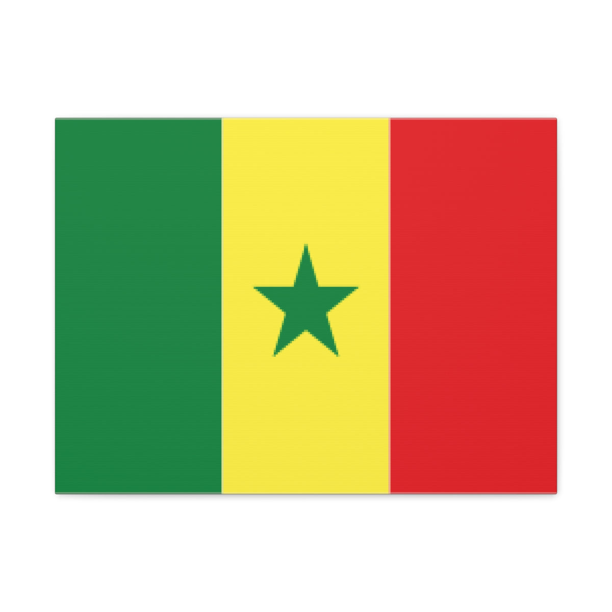 Senegal Country Flag Canvas Vibrant Wall Art Unframed Home Decor-Express Your Love Gifts