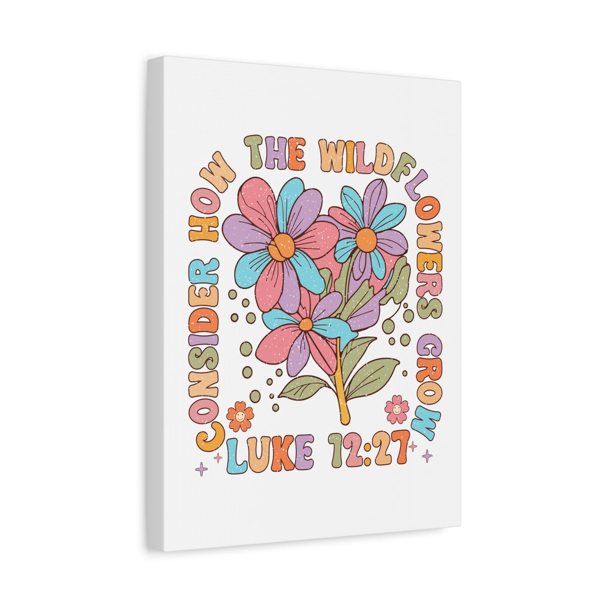 Scripture Walls Luke 12:27 Rejected Bible Verse Canvas Christian Wall Art Ready to Hang Unframed-Express Your Love Gifts
