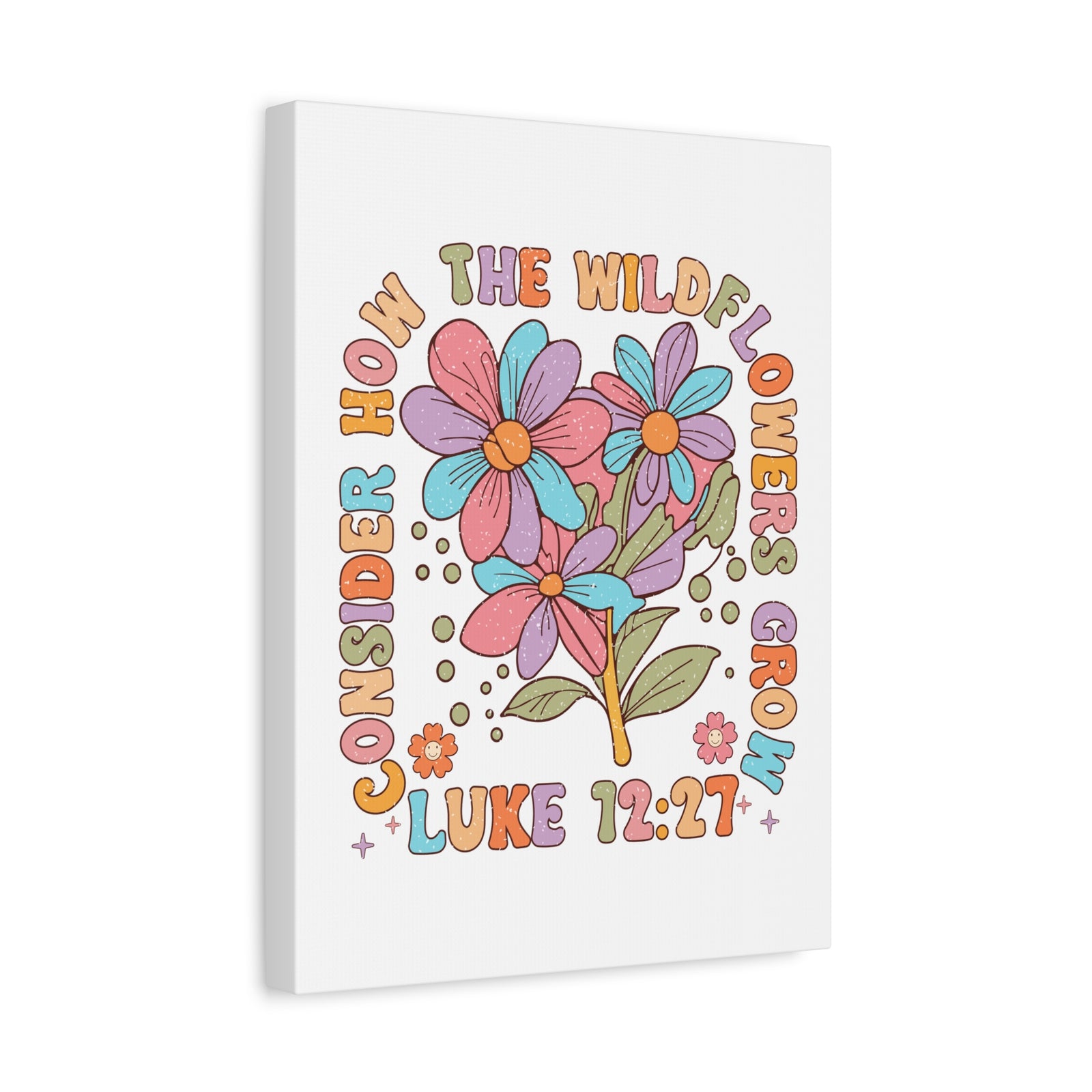 Scripture Walls Luke 12:27 Rejected Bible Verse Canvas Christian Wall Art Ready to Hang Unframed-Express Your Love Gifts