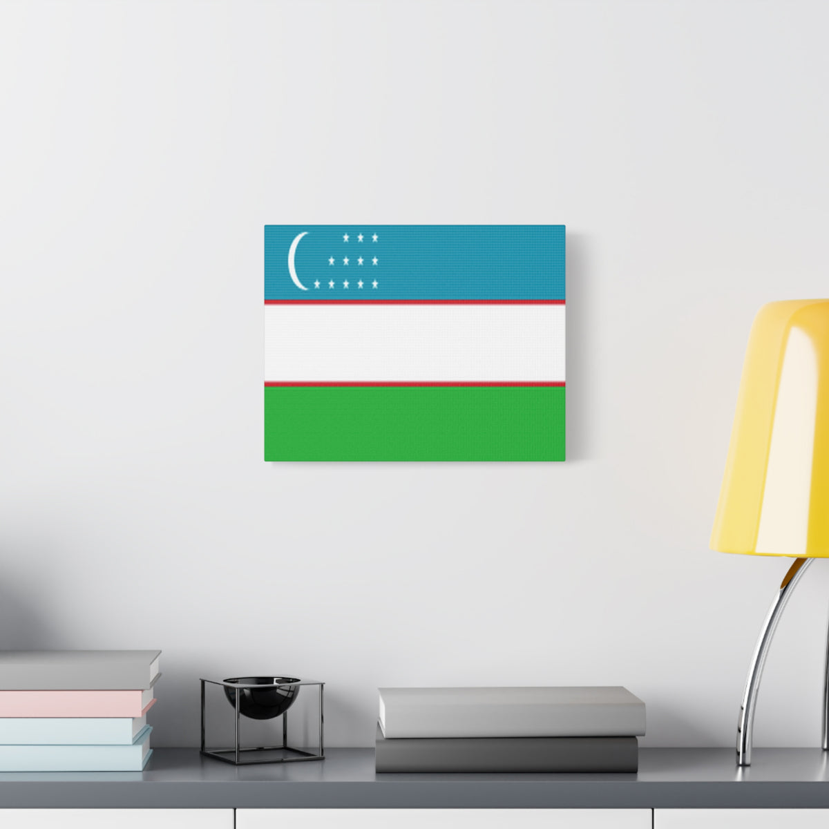 Uzbekistan Country Flag Canvas Vibrant Wall Art Unframed Home Decor-Express Your Love Gifts