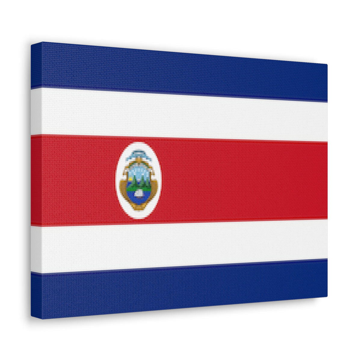 Costa Rica Country Flag Canvas Vibrant Wall Art Unframed Home Decor-Express Your Love Gifts