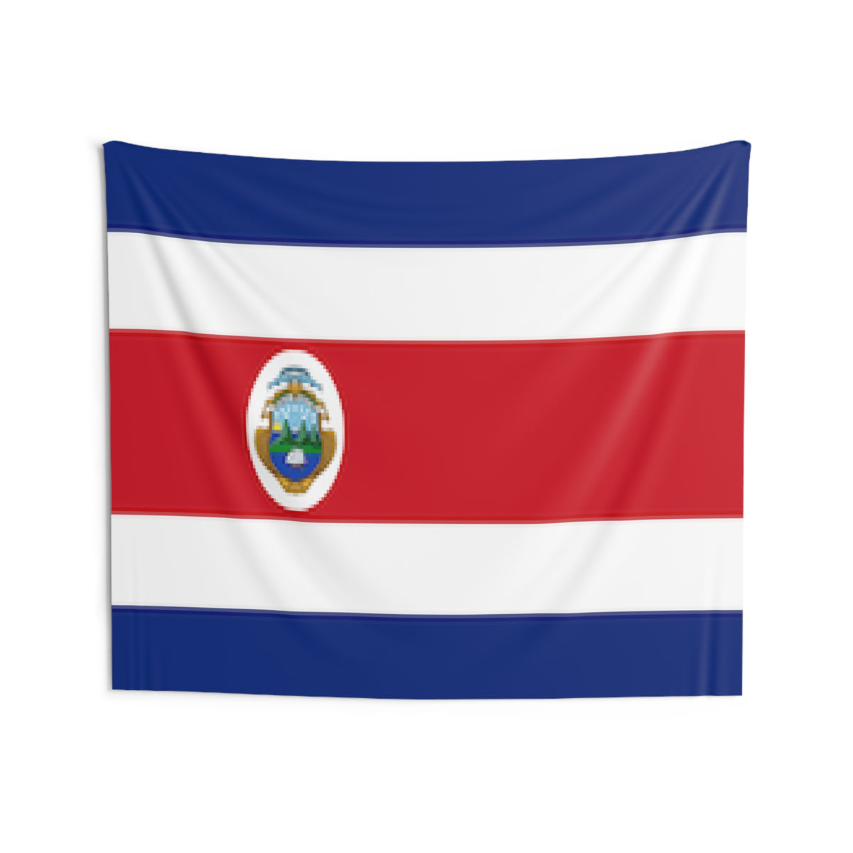 Costa Rica Country Flag Wall Hanging Tapestry-Express Your Love Gifts