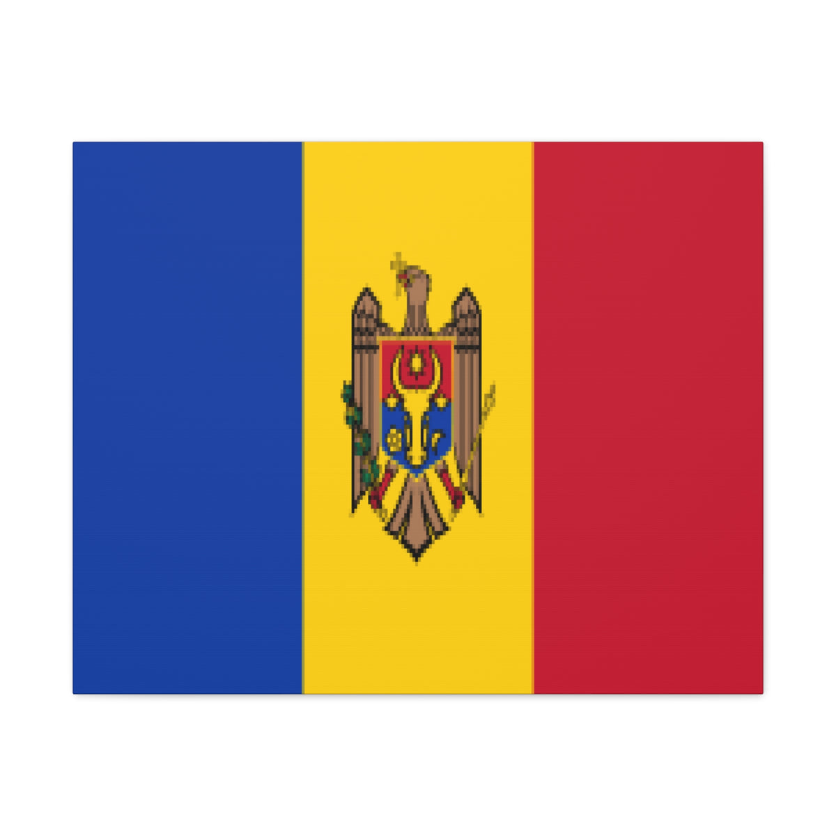 Moldova Country Flag Canvas Vibrant Wall Art Unframed Home Decor-Express Your Love Gifts