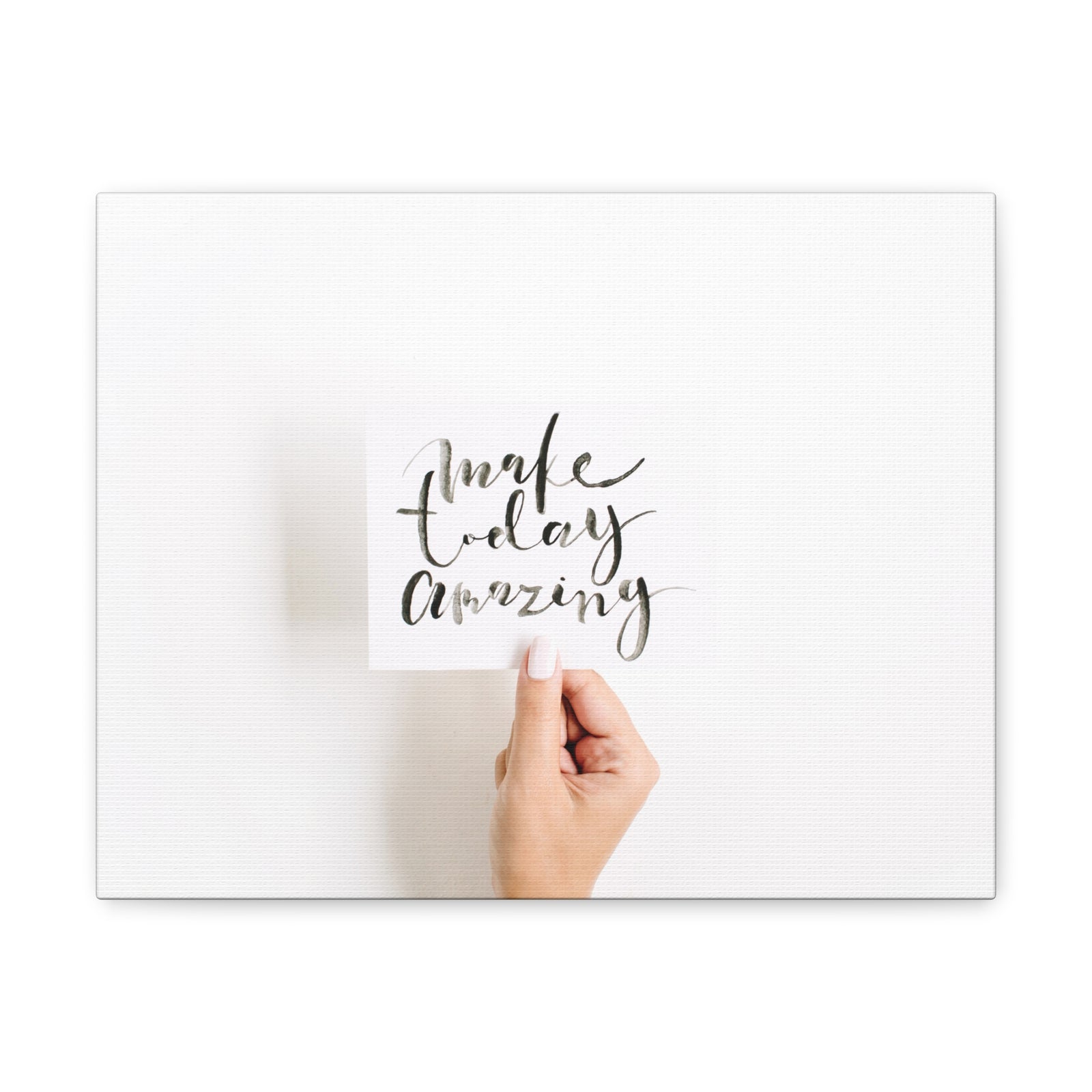 Inspirational Quote Canvas Make Today Amazing Motivational Print Ready to Hang Artwork-Express Your Love Gifts
