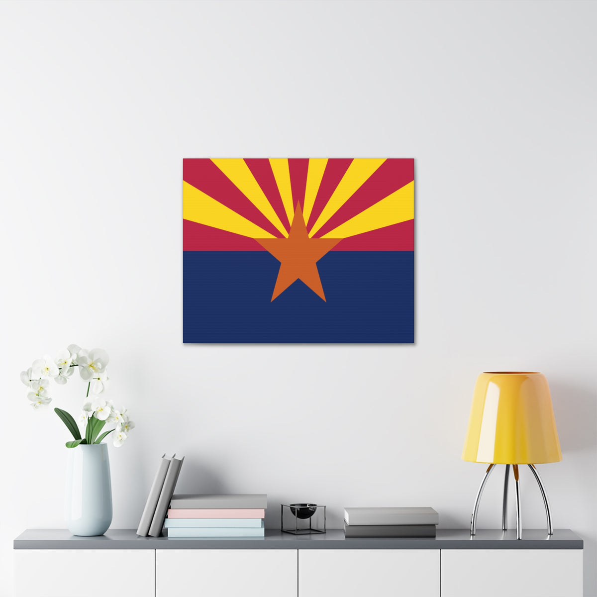 Arizona State Flag Canvas Vibrant Wall Art Unframed Home Decor-Express Your Love Gifts