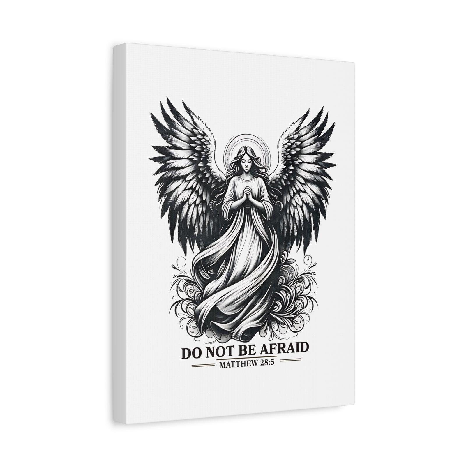 Scripture Walls Matthew 28:5 Do Not Be Afraid Bible Verse Canvas Christian Wall Art Ready to Hang Unframed-Express Your Love Gifts