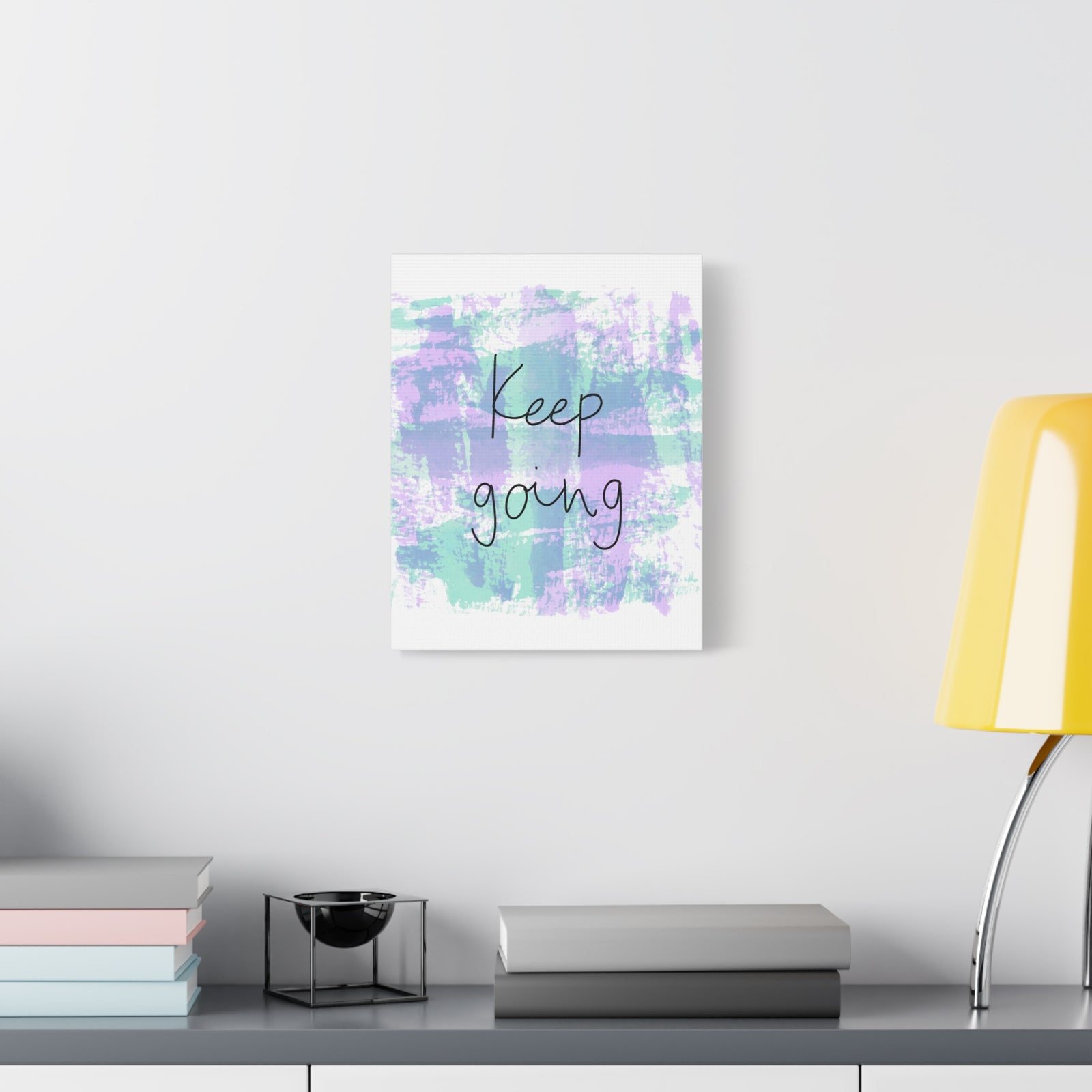 Inspirational Wall Art Keep Going Motivation Wall Decor for Home Office Gym Inspiring Success Quote Print Ready to Hang-Express Your Love Gifts