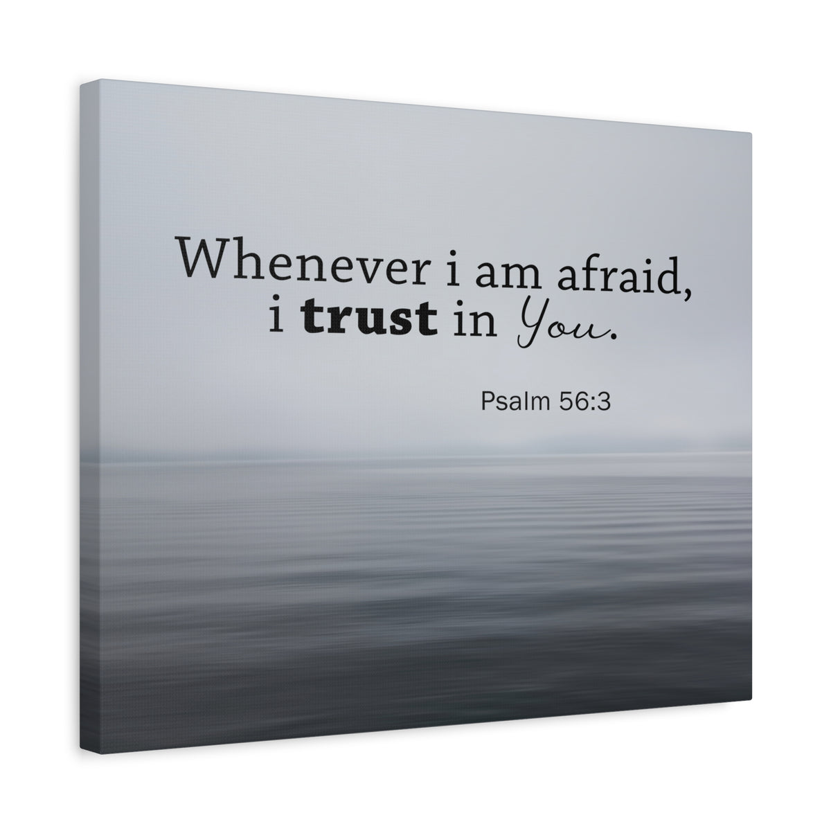 Scripture Walls I Trust In You Psalm 56:3 Bible Verse Canvas Christian Wall Art Ready to Hang-Express Your Love Gifts