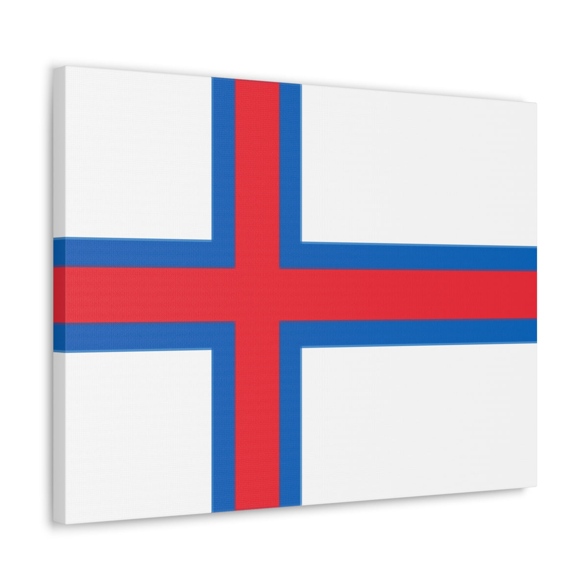 Faroe Islands Country Flag Canvas Vibrant Wall Art Unframed Home Decor-Express Your Love Gifts