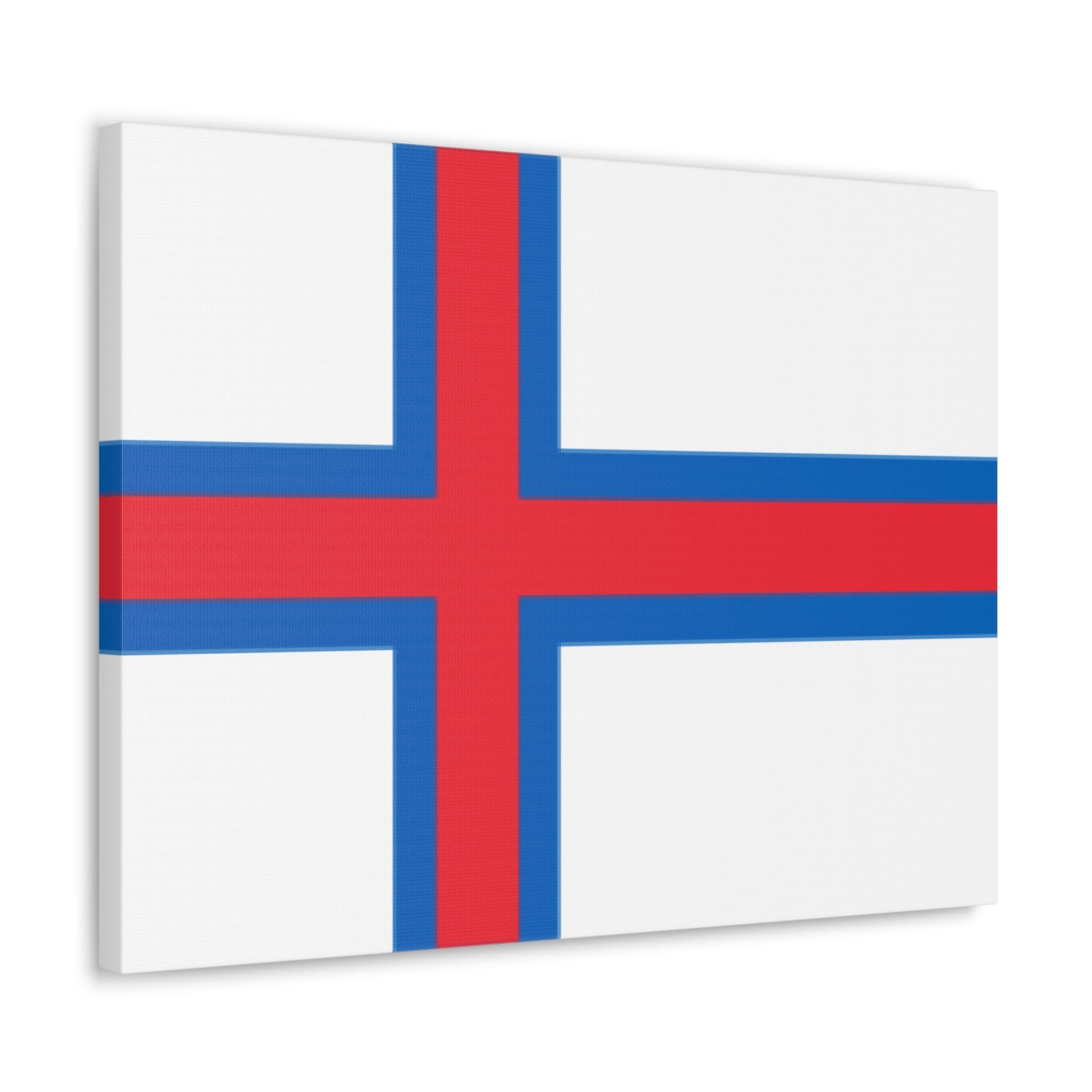 Faroe Islands Country Flag Canvas Vibrant Wall Art Unframed Home Decor-Express Your Love Gifts