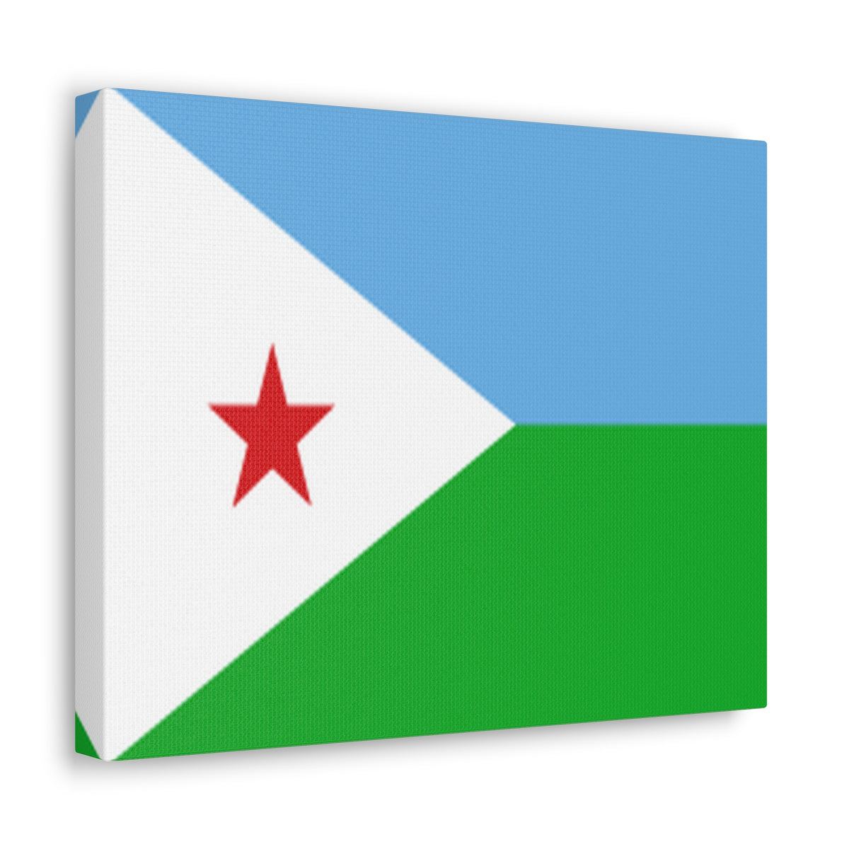 Djibouti Country Flag Canvas Vibrant Wall Art Unframed Home Decor-Express Your Love Gifts
