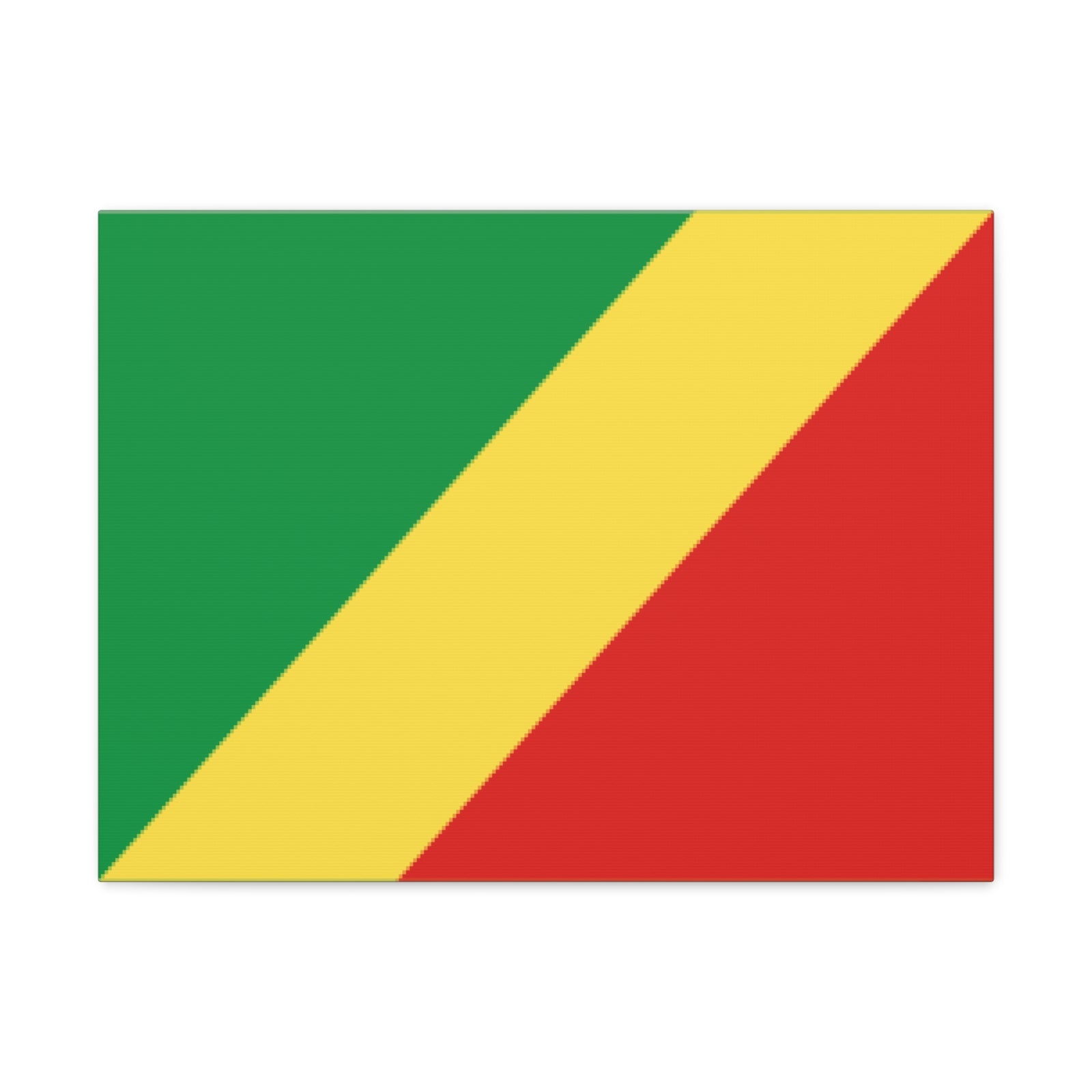Republic of the Congo Country Flag Canvas Vibrant Wall Art Unframed Home Decor-Express Your Love Gifts