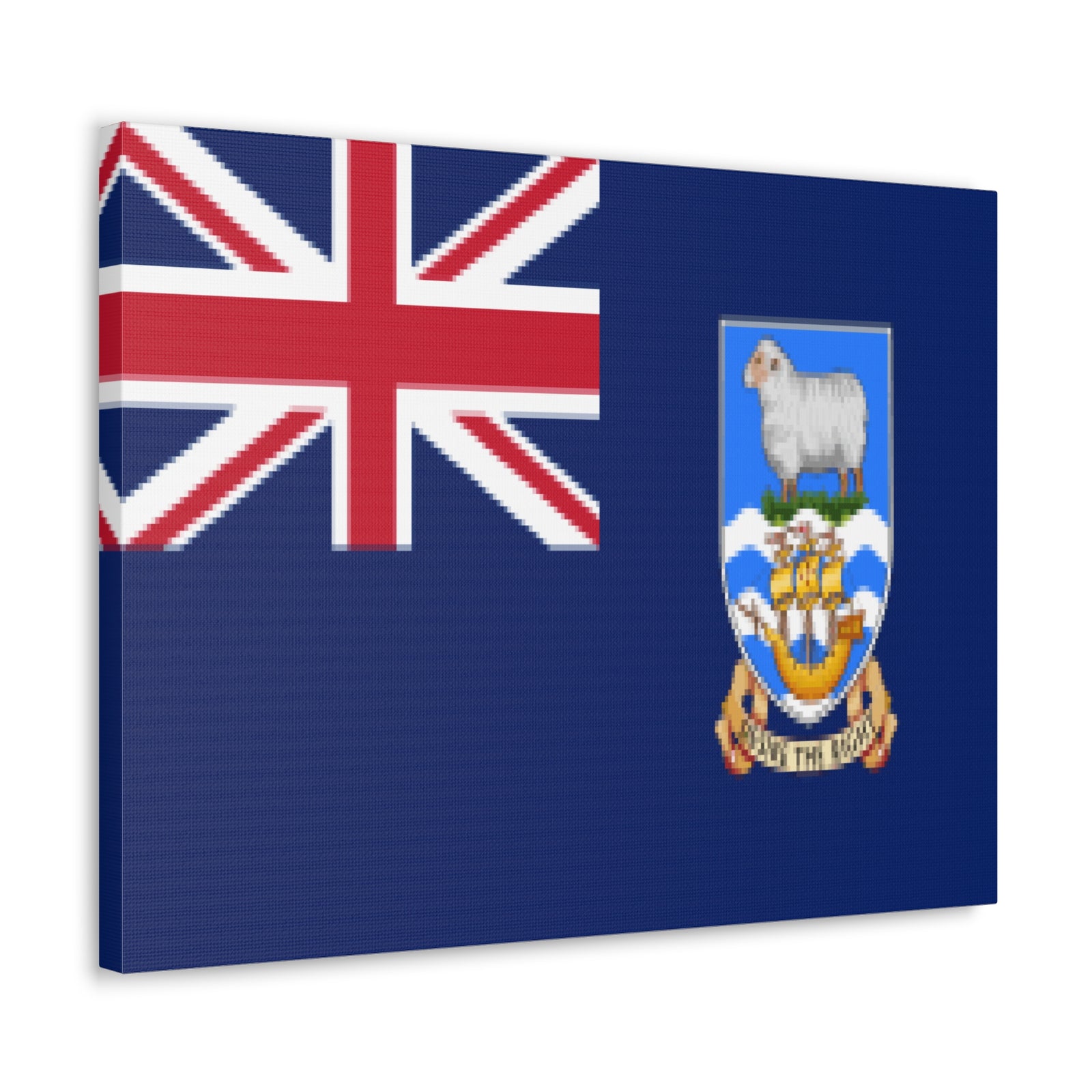 Falkland Islands Country Flag Canvas Vibrant Wall Art Unframed Home Decor-Express Your Love Gifts