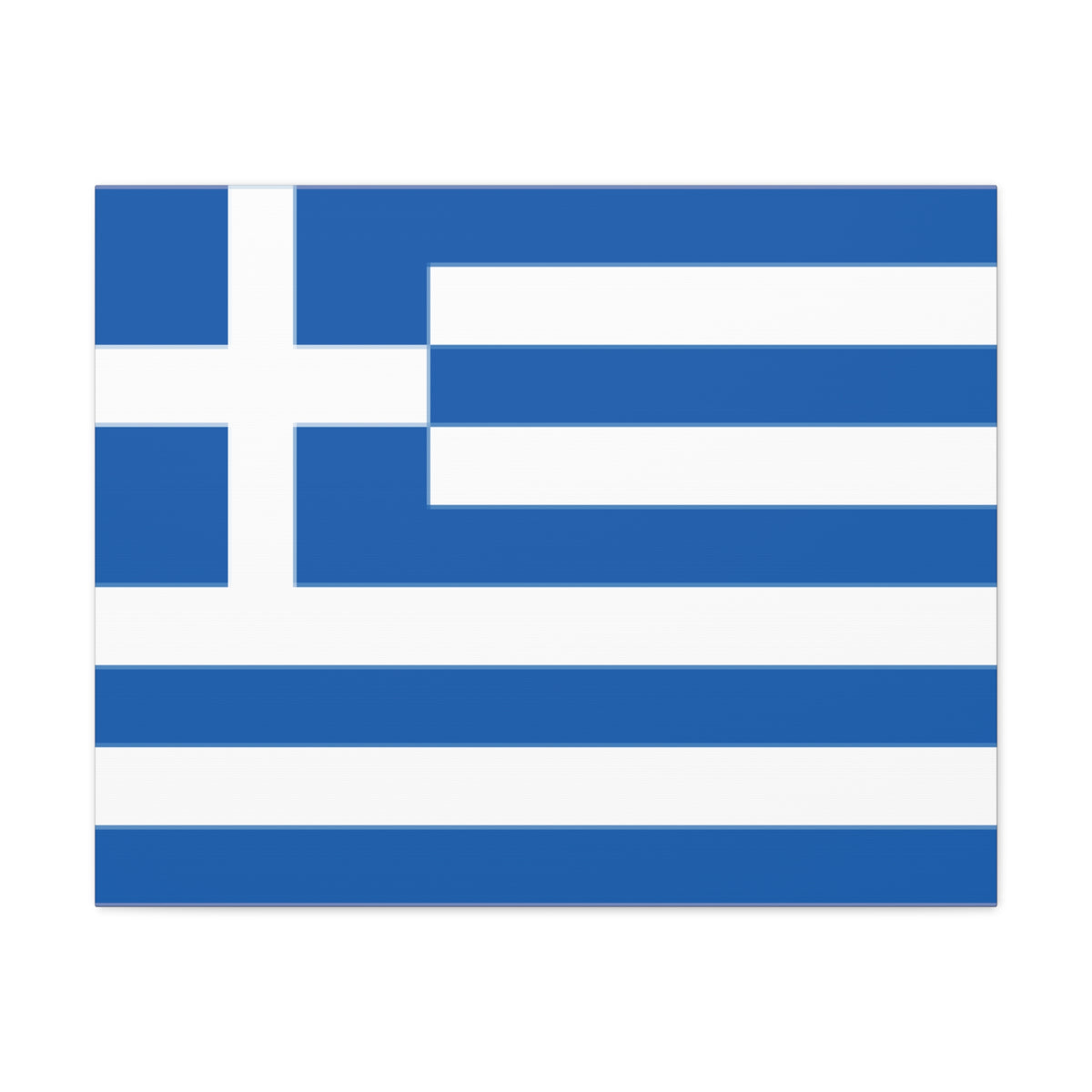 Greece Country Flag Canvas Vibrant Wall Art Unframed Home Decor-Express Your Love Gifts