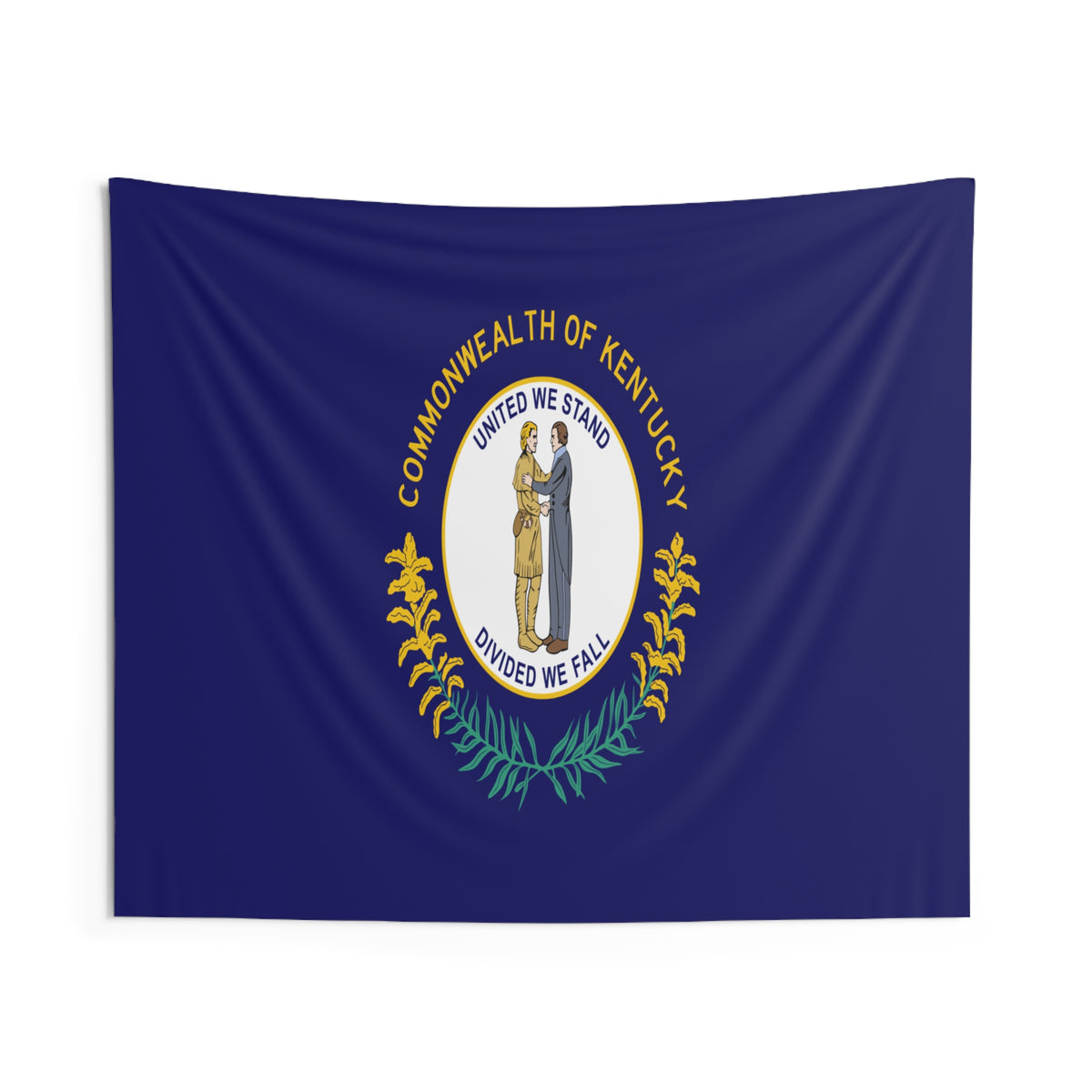 Kentucky State Flag Wall Hanging Tapestry-Express Your Love Gifts