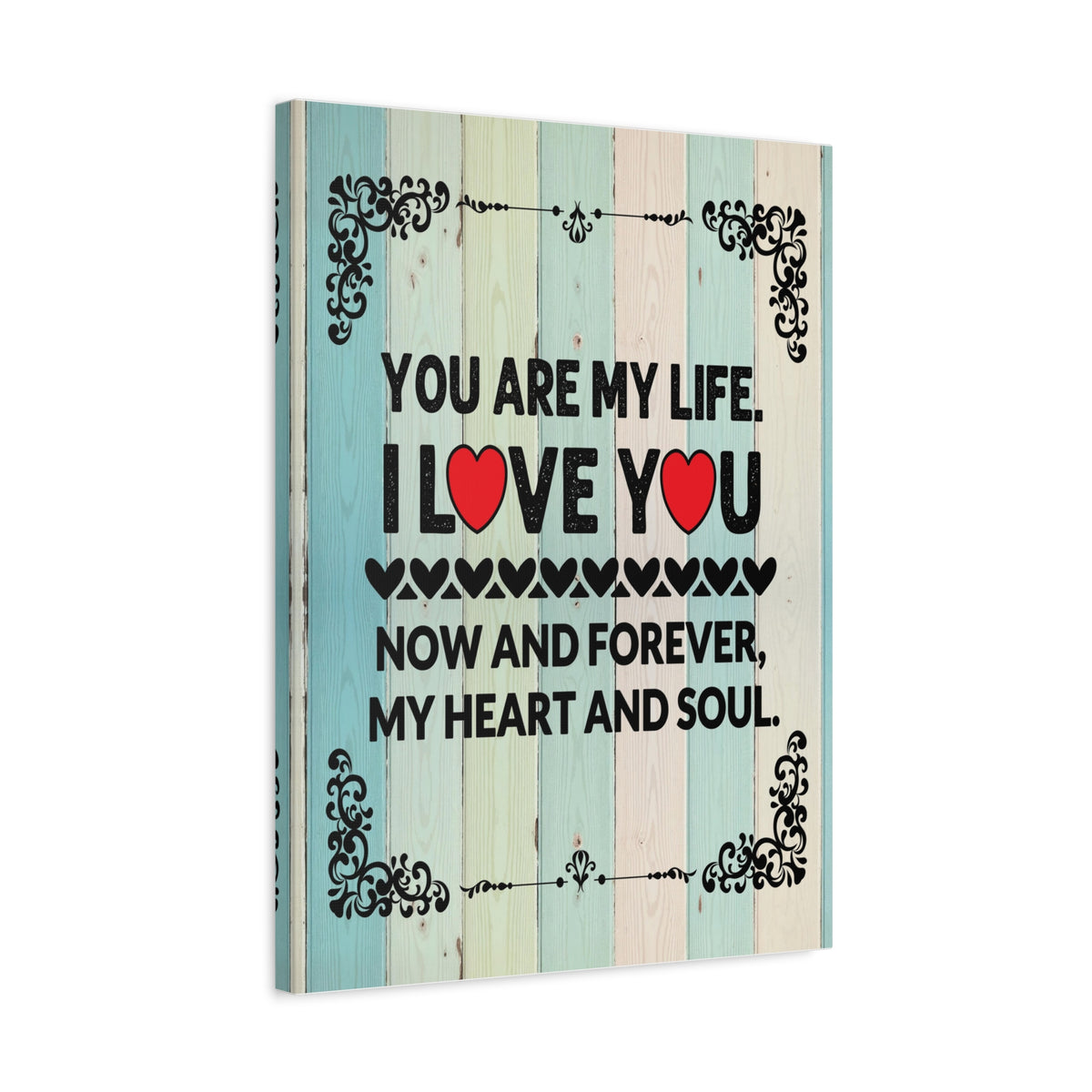 To My Wife You Are My Life Canvas Wall Art – Heartfelt Romantic Gift for Home Decor-Express Your Love Gifts