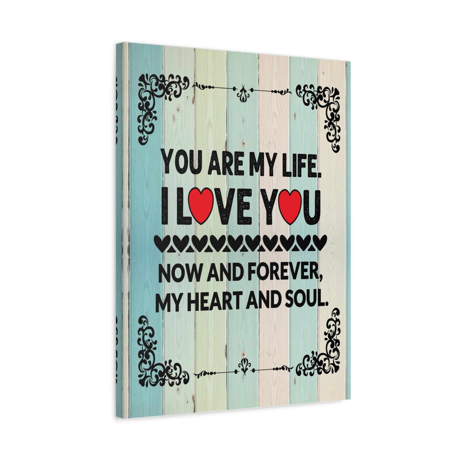To My Wife You Are My Life Canvas Wall Art – Heartfelt Romantic Gift for Home Decor-Express Your Love Gifts