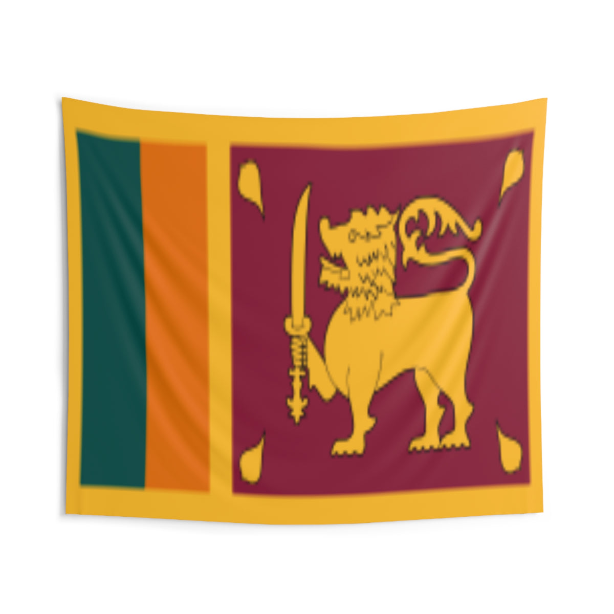 Sri Lanka Country Flag Wall Hanging Tapestry-Express Your Love Gifts