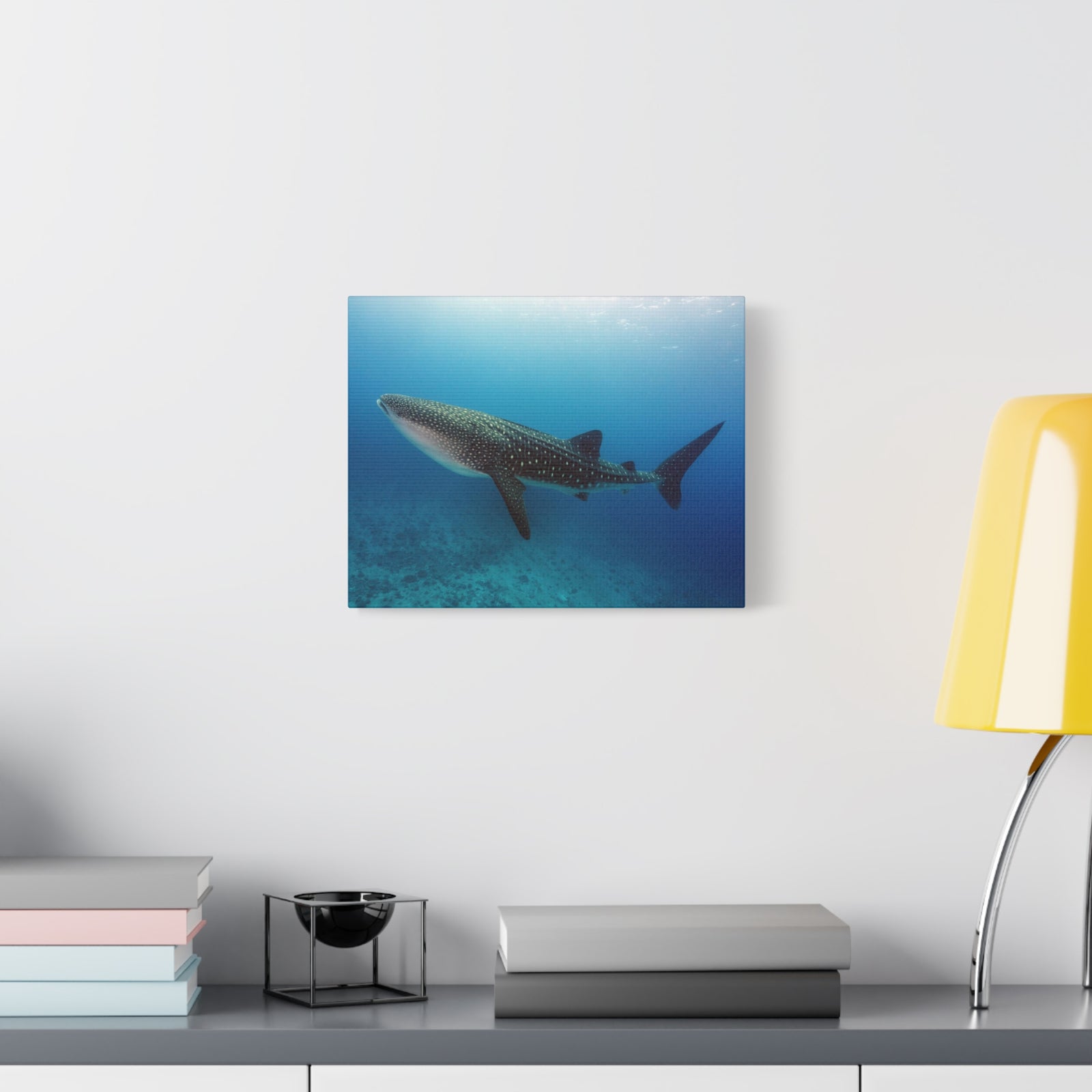 Majestic Whale Shark Art Majestic Whale Shark Print Animal Wall Art Wildlife Canvas Prints Wall Art Ready to Hang-Express Your Love Gifts