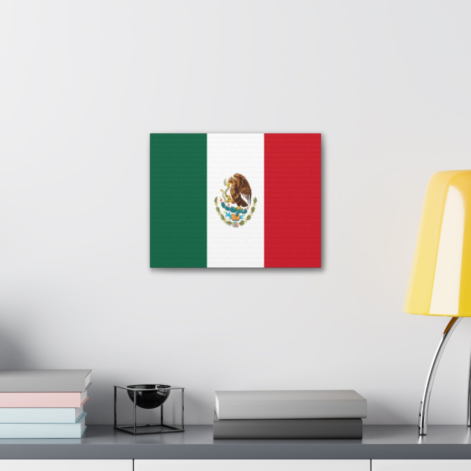 Mexico Country Flag Canvas Vibrant Wall Art Unframed Home Decor-Express Your Love Gifts