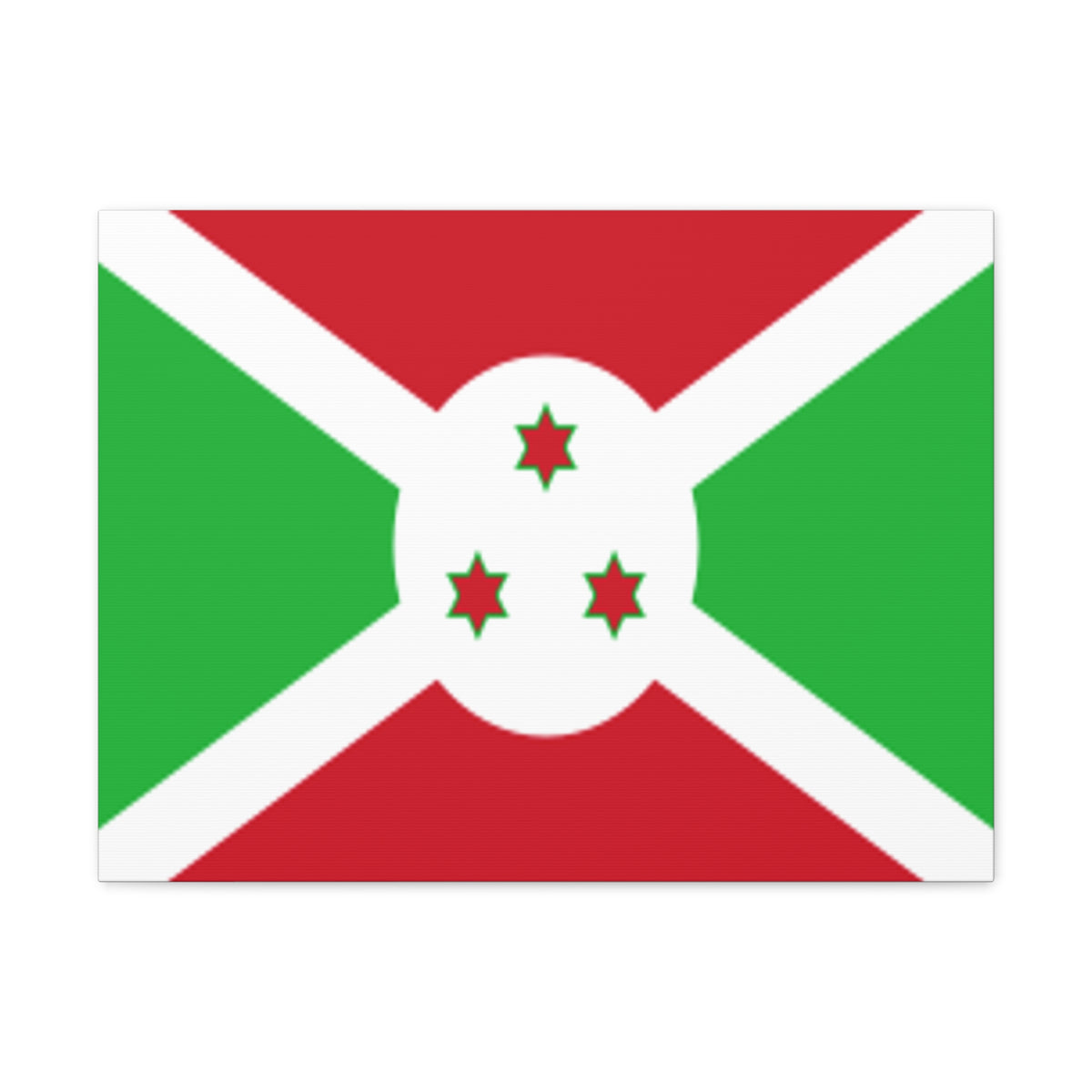 Burundi Country Flag Canvas Vibrant Wall Art Unframed Home Decor-Express Your Love Gifts