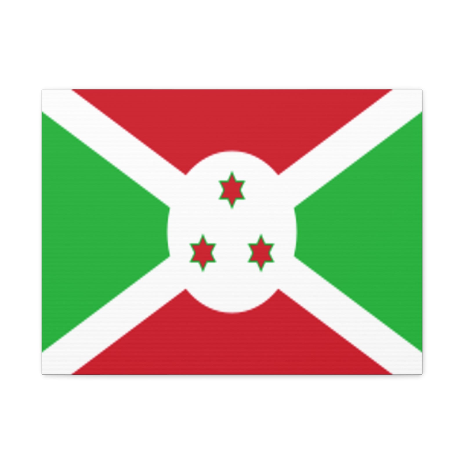 Burundi Country Flag Canvas Vibrant Wall Art Unframed Home Decor-Express Your Love Gifts