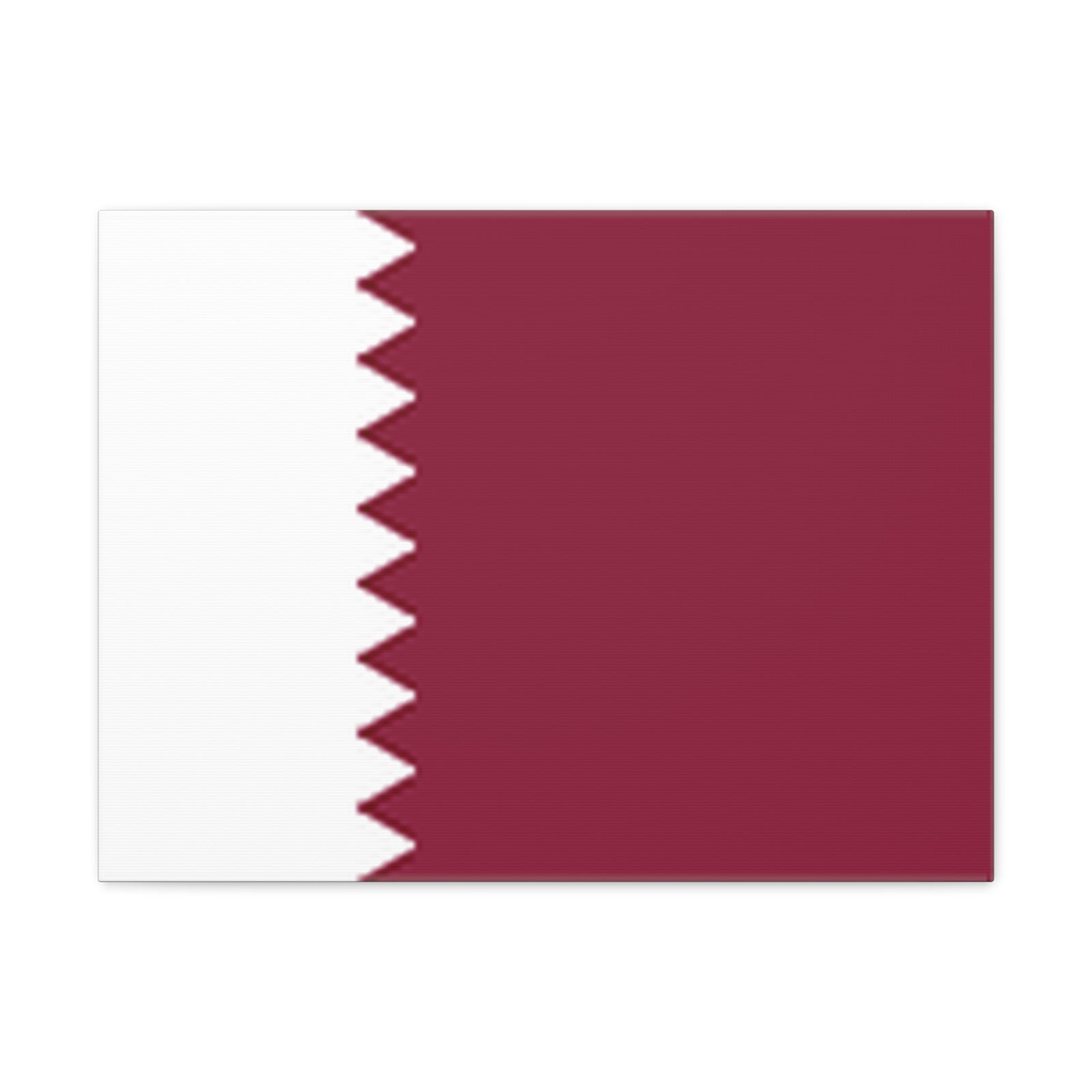 Qatar Country Flag Canvas Vibrant Wall Art Unframed Home Decor-Express Your Love Gifts