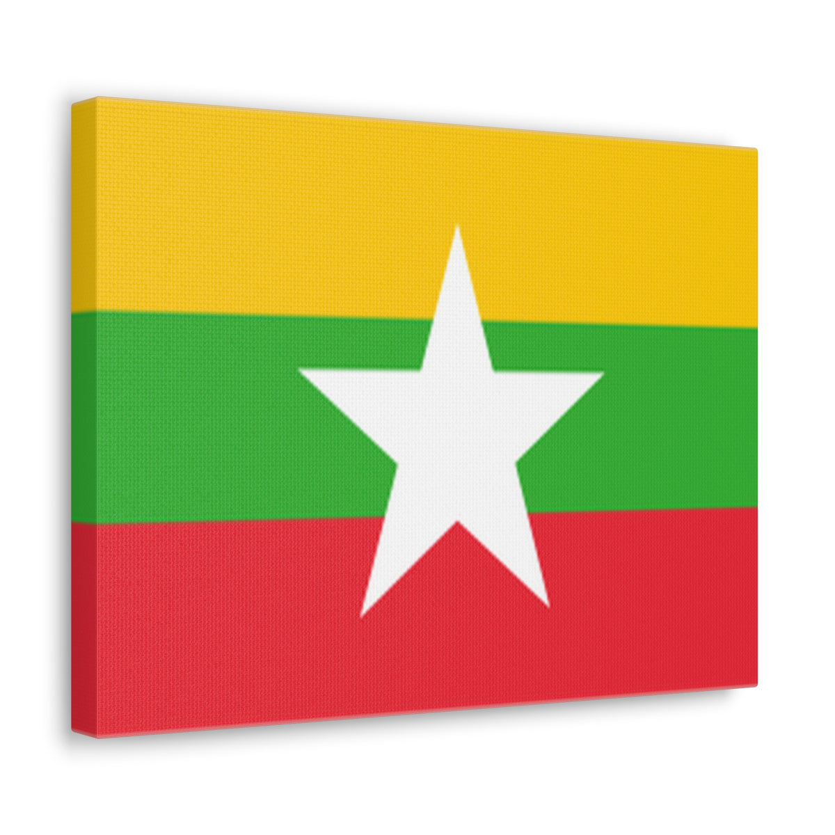 Myanmar Country Flag Canvas Vibrant Wall Art Unframed Home Decor-Express Your Love Gifts