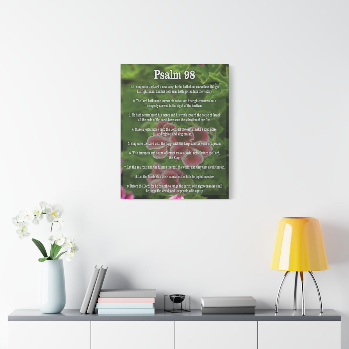 Scripture Walls Joyful Noise Of Salvation Psalm 98:4 Christian Wall Art Print Ready to Hang-Express Your Love Gifts