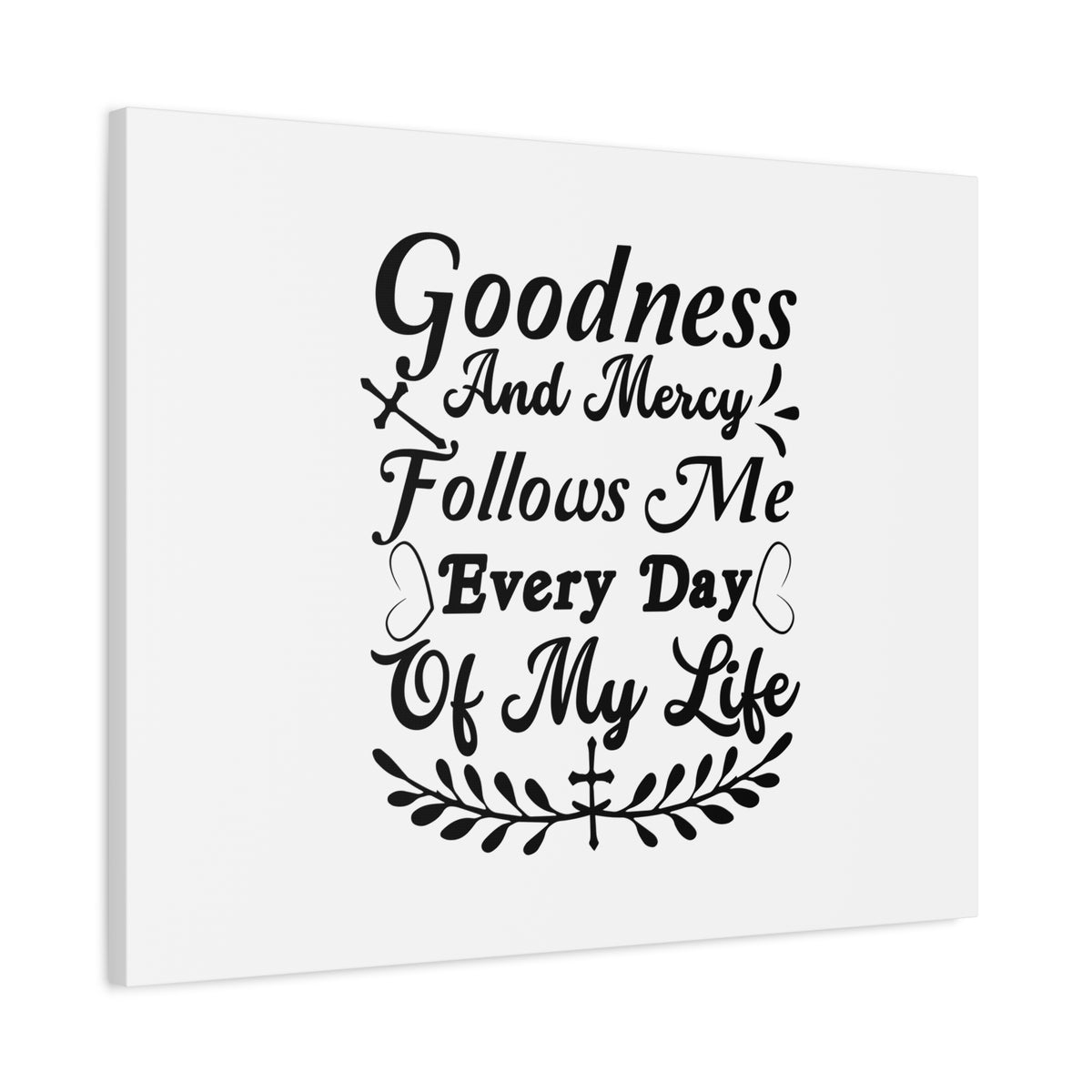 Scripture Canvas Everyday Of My Life Psalm 121:7-8 Laurel White Christian Wall Art Bible Verse Print Ready to Hang-Express Your Love Gifts