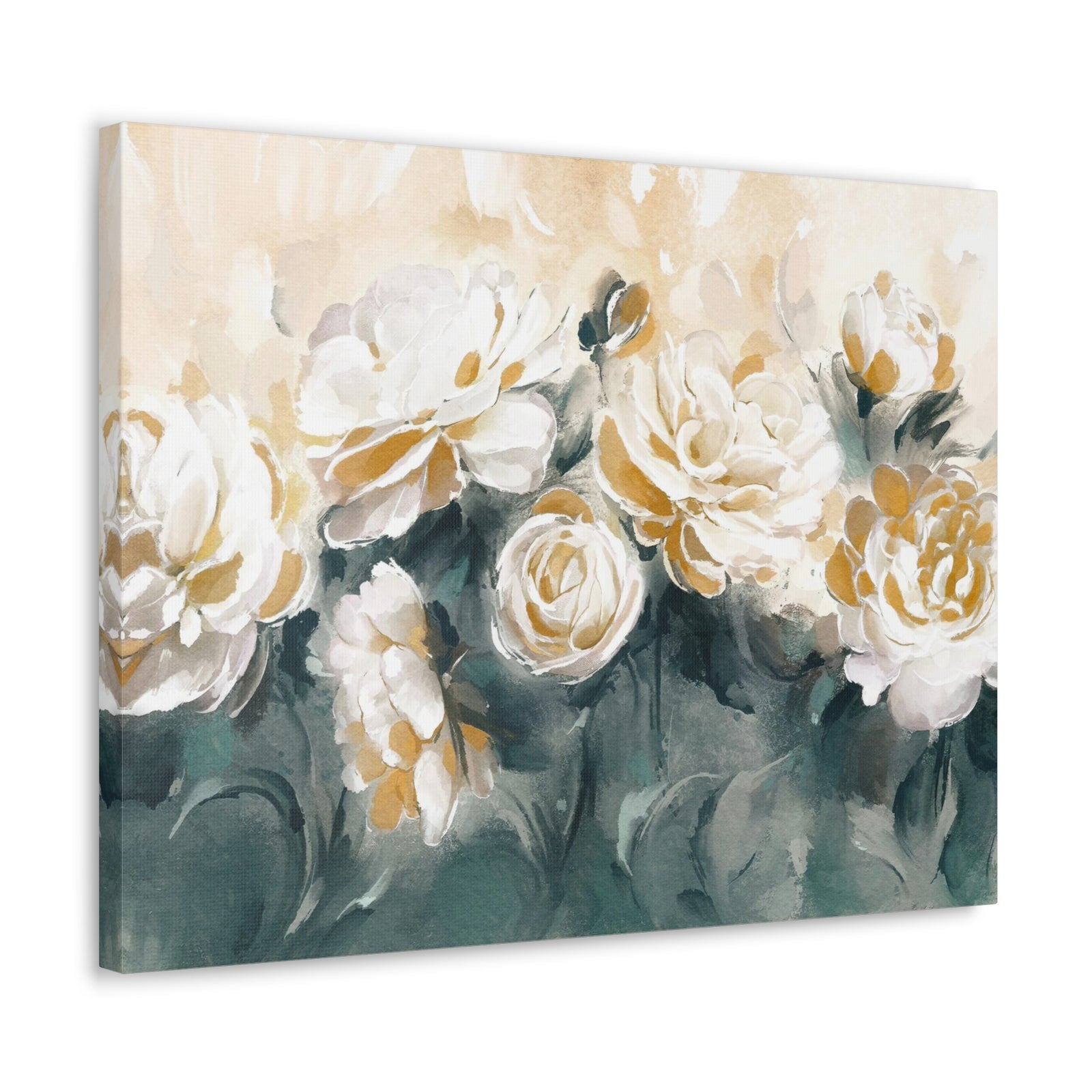 Painting With Flower Rose And Peonies Flower Canvas Wall Art for Home Decor Ready-to-Hang-Express Your Love Gifts