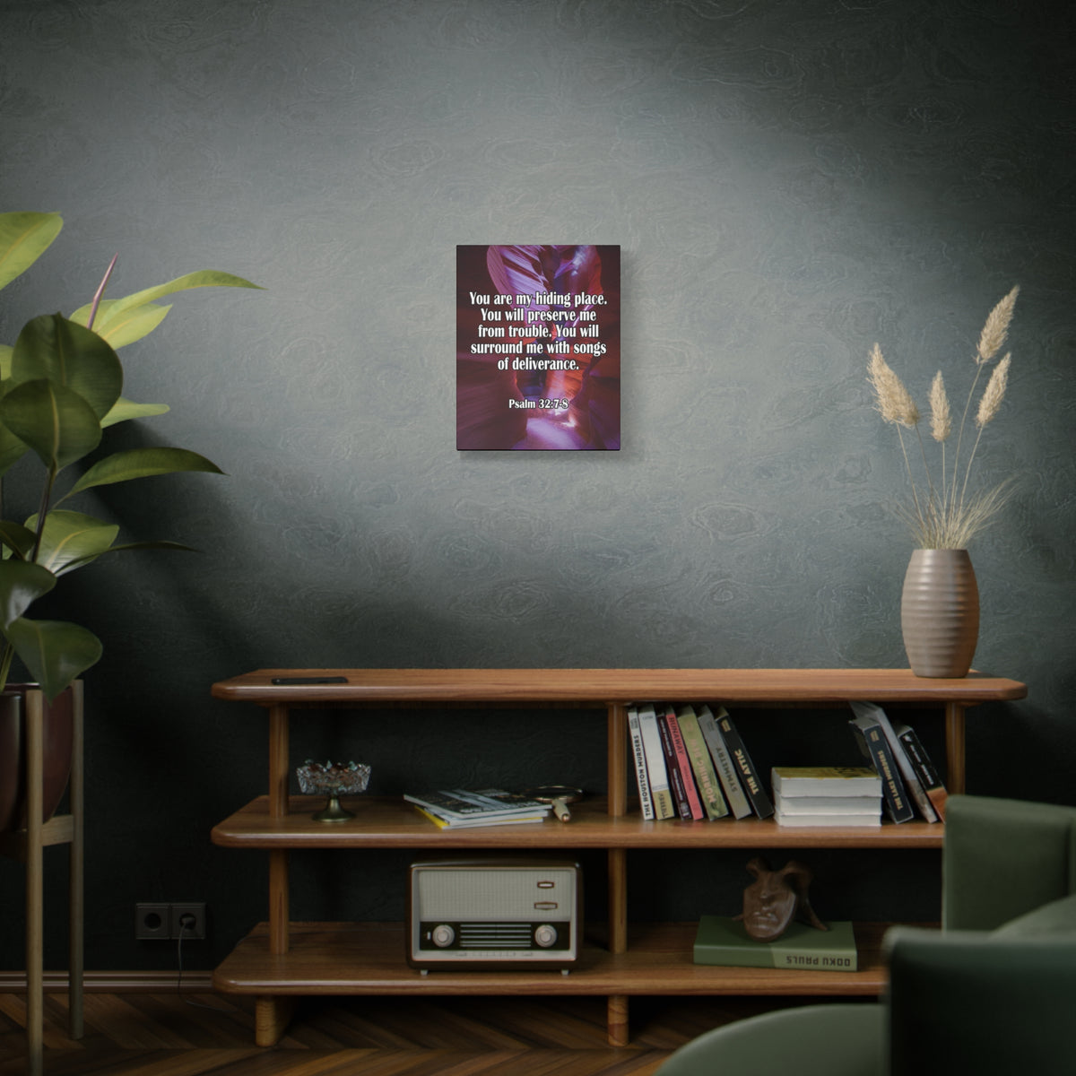 You Are My Hiding Place Psalm 32:7-8 Christian Dad Canvas-Express Your Love Gifts