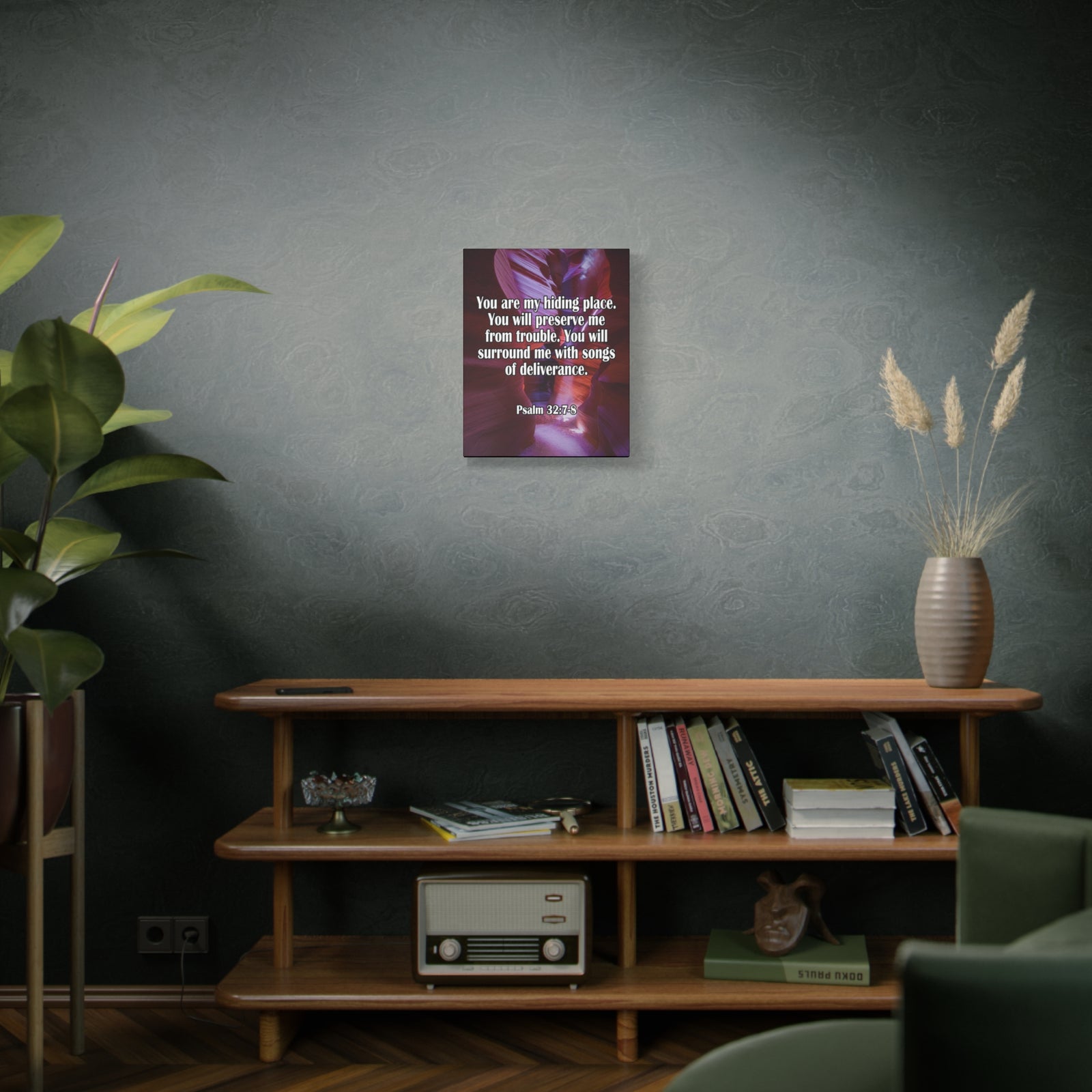 You Are My Hiding Place Psalm 32:7-8 Christian Dad Canvas-Express Your Love Gifts