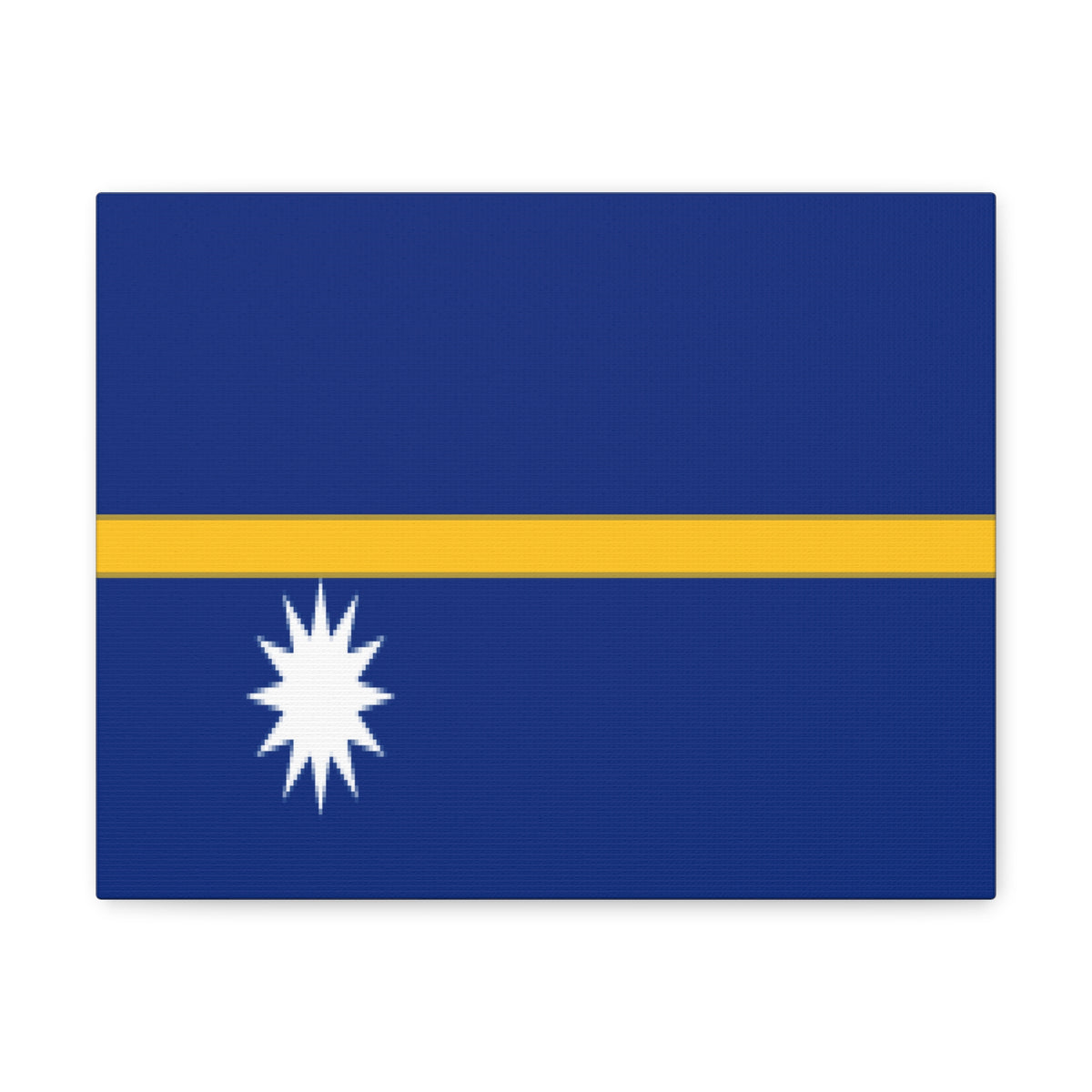 Nauru Country Flag Canvas Vibrant Wall Art Unframed Home Decor-Express Your Love Gifts